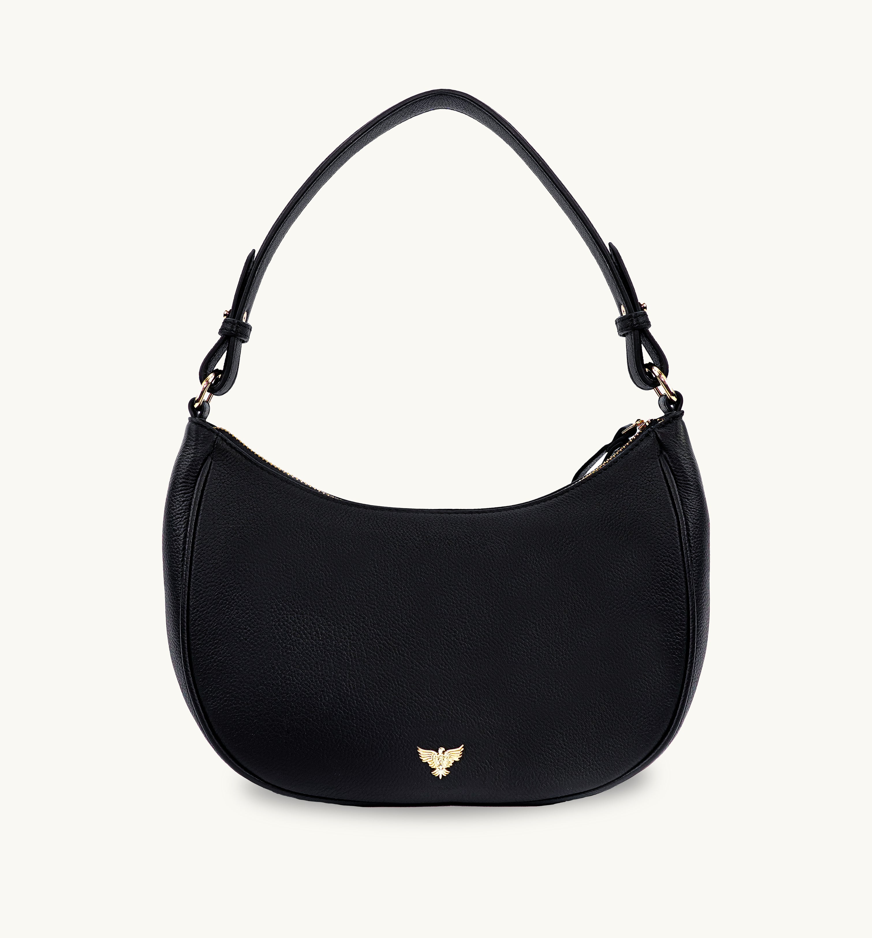 Navy The Lucy Navy Leather Bag, Image 1 of 8