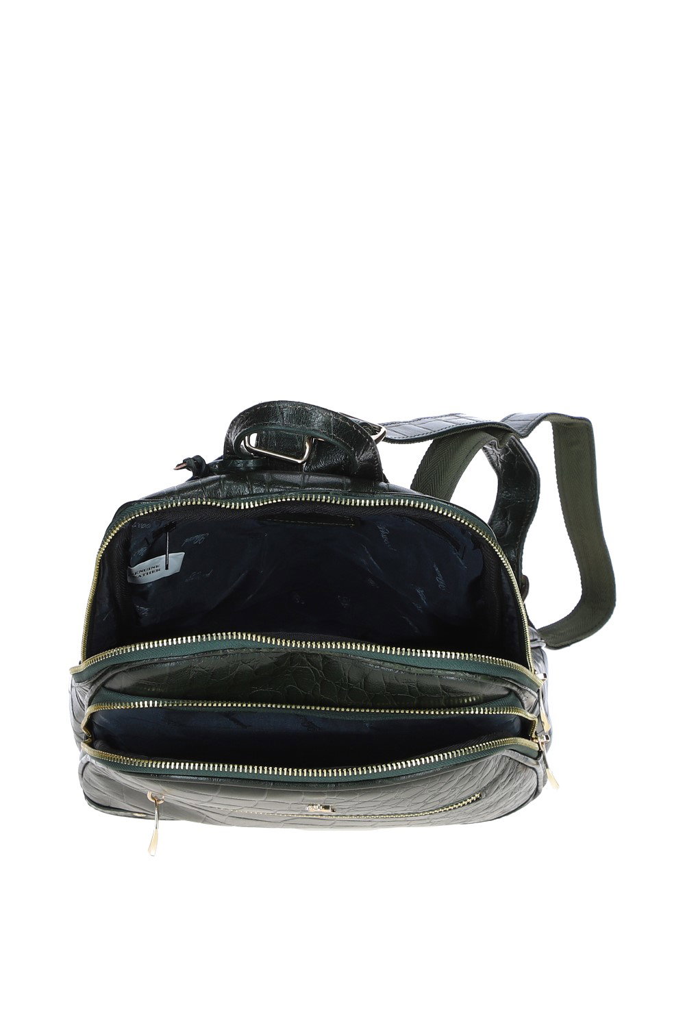 Green 'Camilla' Real Leather Backpack, Image 4 of 4