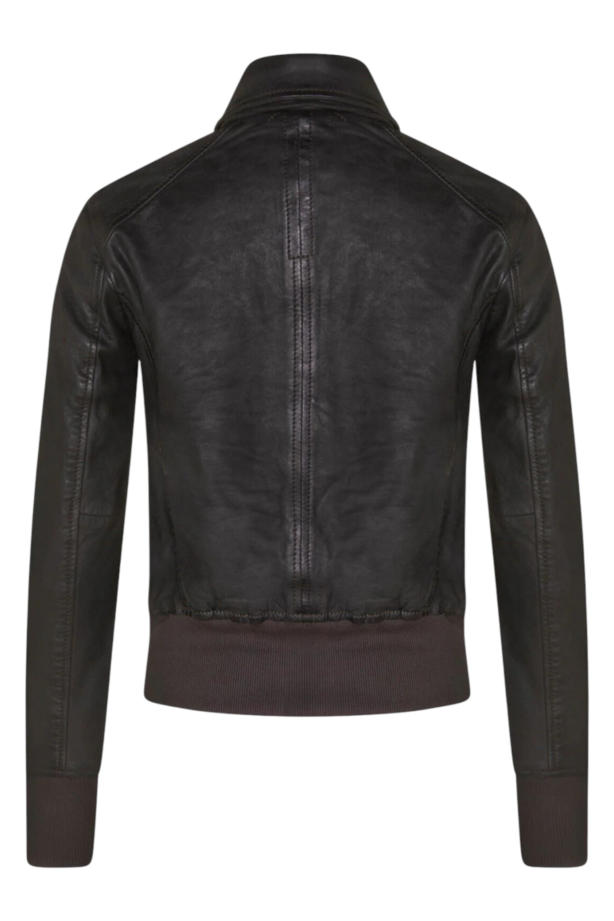 Grey Womens Varsity Bomber Jacket-Modbury, Image 3 of 4