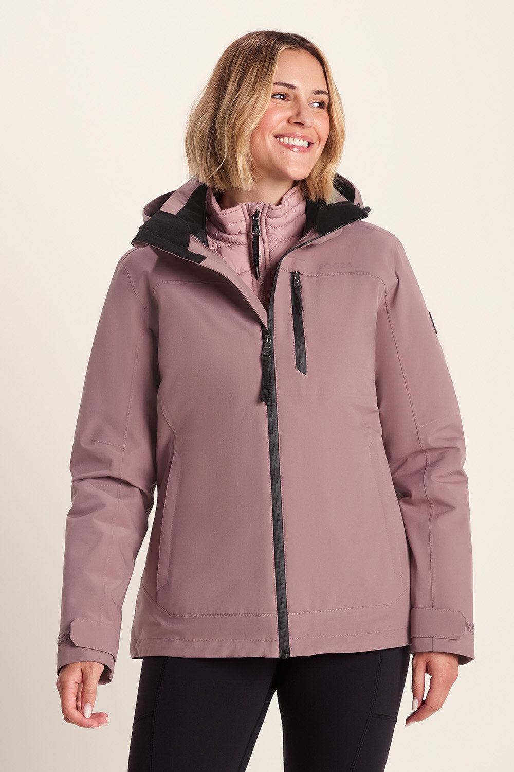 Mauve Beverley Waterproof 3-in-1, Image 1 of 6
