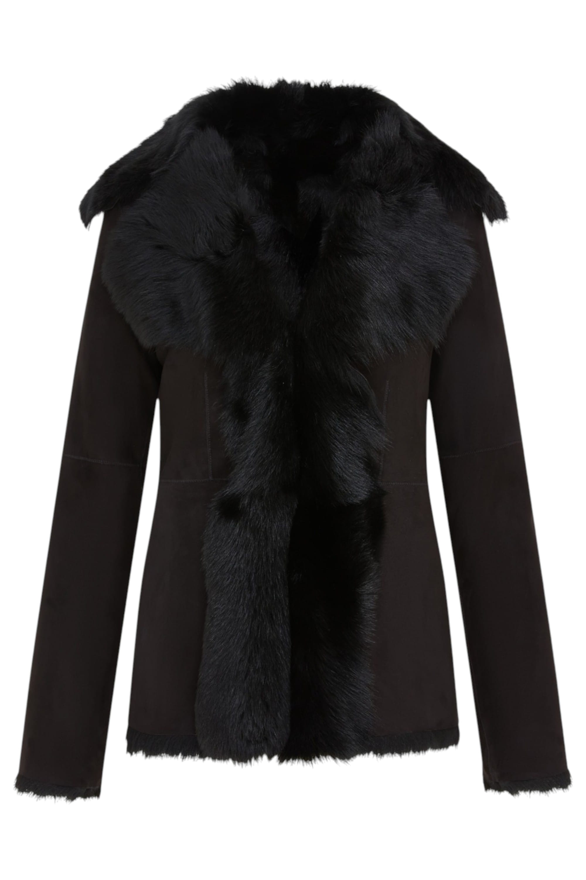 Black Sheep Toscana Shearling Leather Jacket