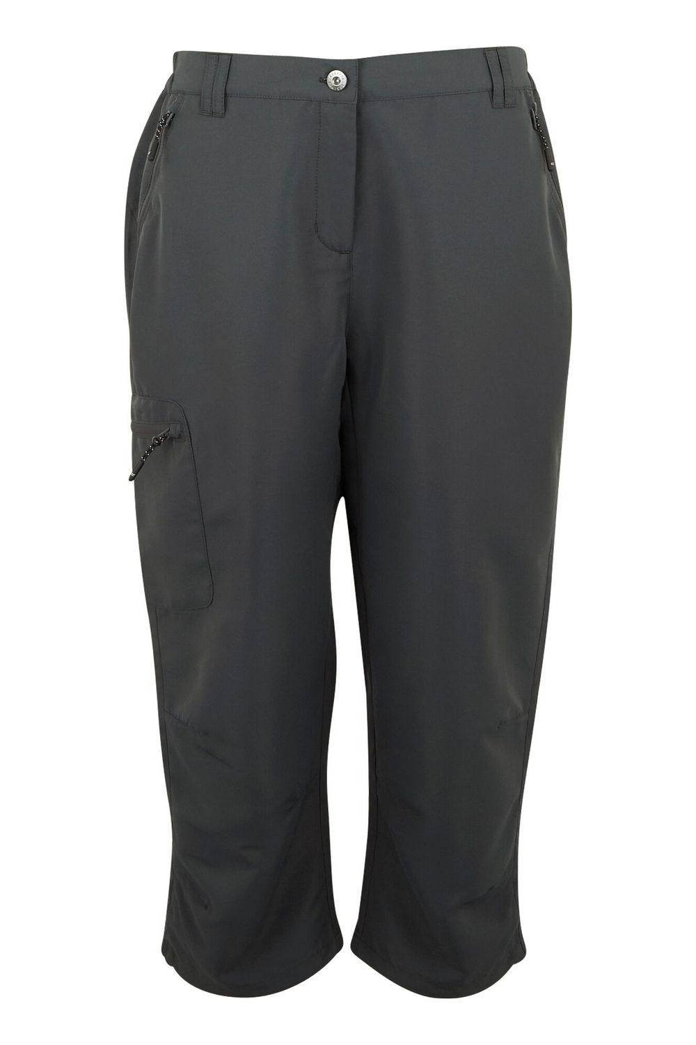 Grey Chaska III Walking Capri Cropped Trousers, Image 1 of 4