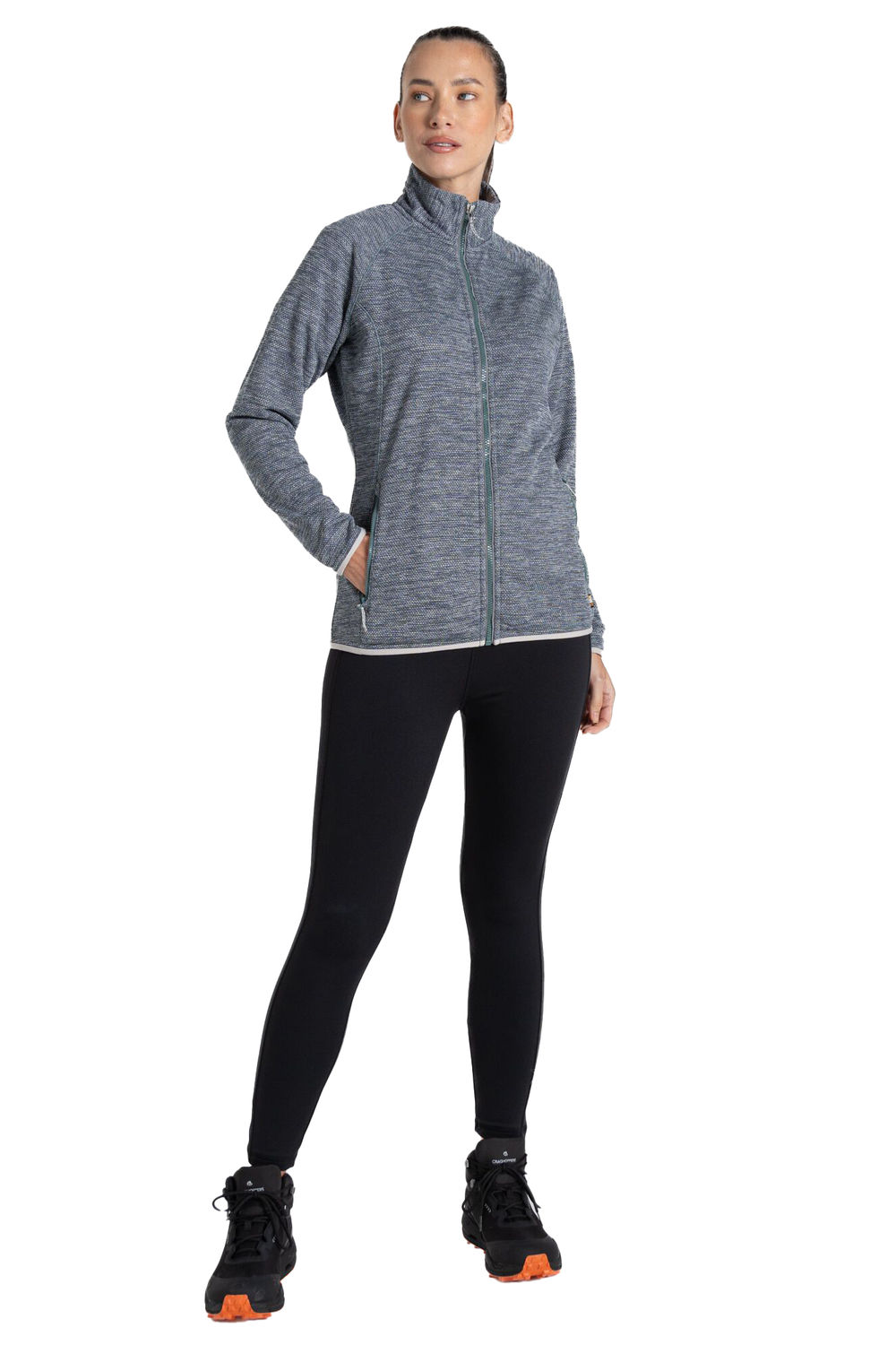 Dark Grey Tarvos Full Zip Fleece Jacket, Image 4 of 4