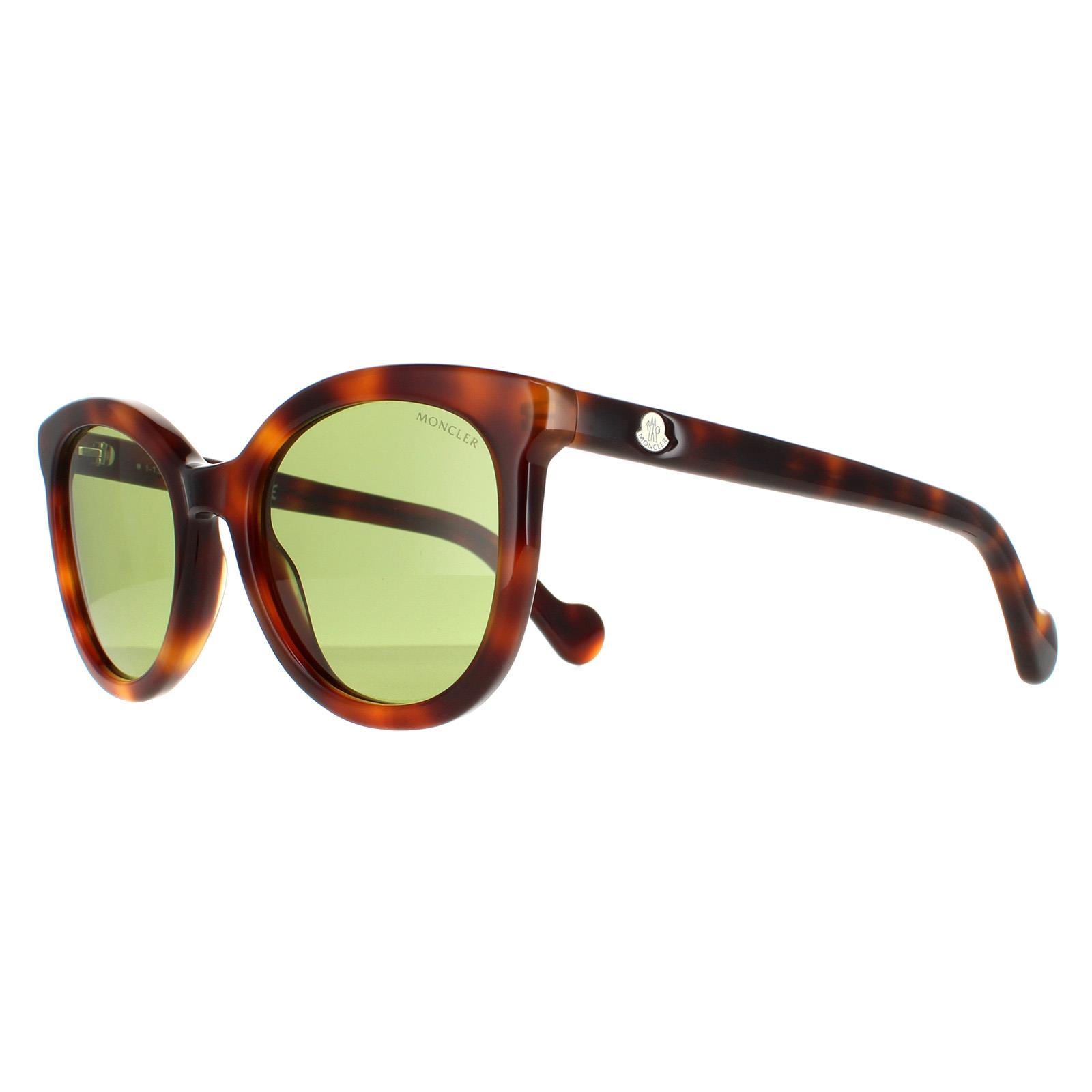 Brown Round Dark Havana Green ML0119, Image 2 of 4