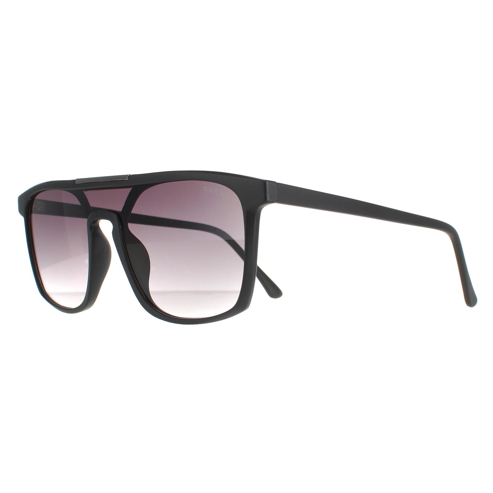 Black Guess Black Shield Matte Black Smoke Grey Gradient GF5089, Image 2 of 4