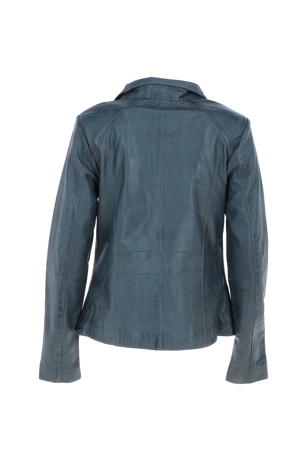 Grey Ashwood Leather Grey 'Juliet' Real Leather Jacket, Image 3 of 5
