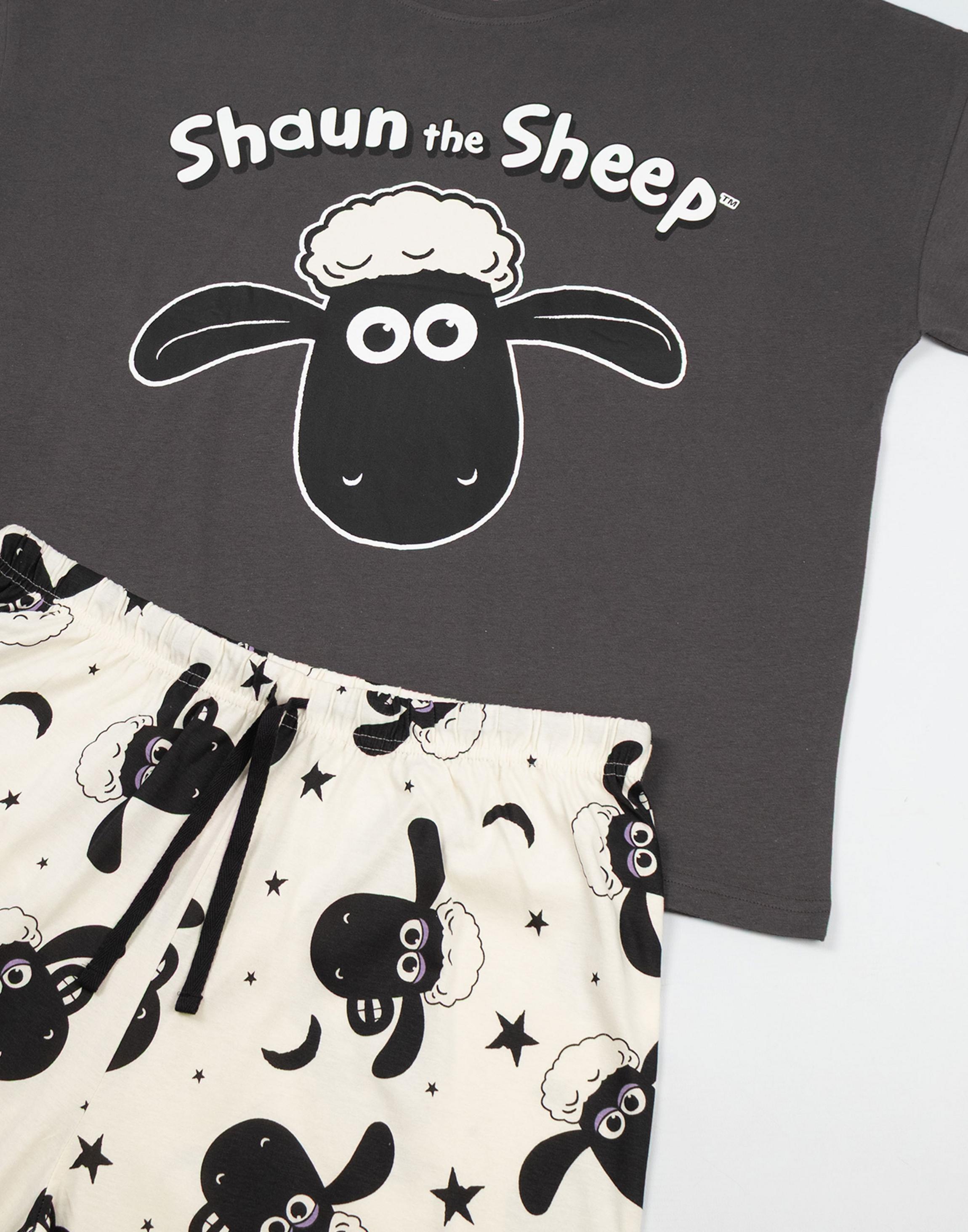 Grey Shaun The Sheep Character XX-Large Pyjama Set, Image 5 of 6