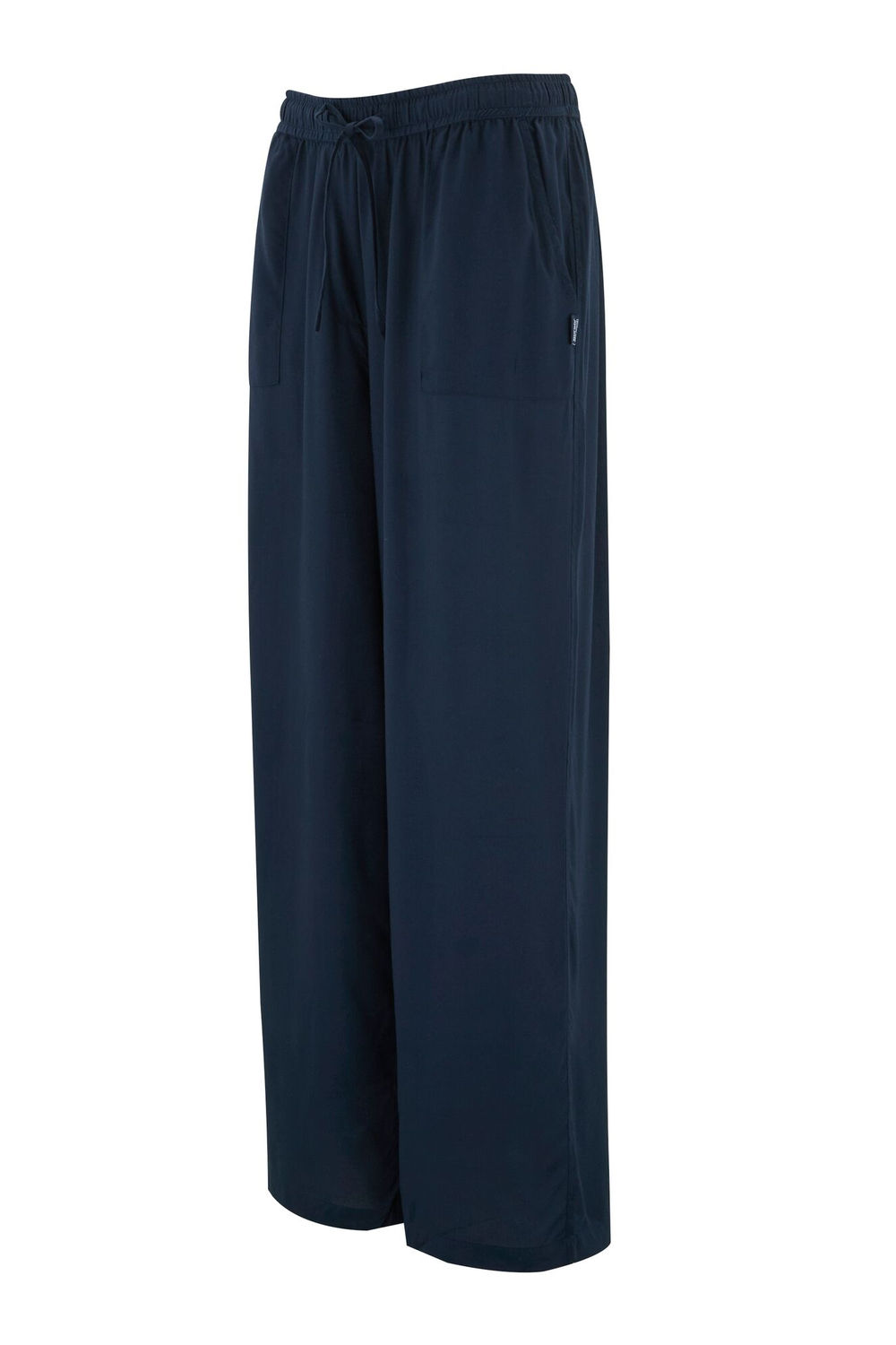 Navy Elbrie Plain Trousers, Image 3 of 4