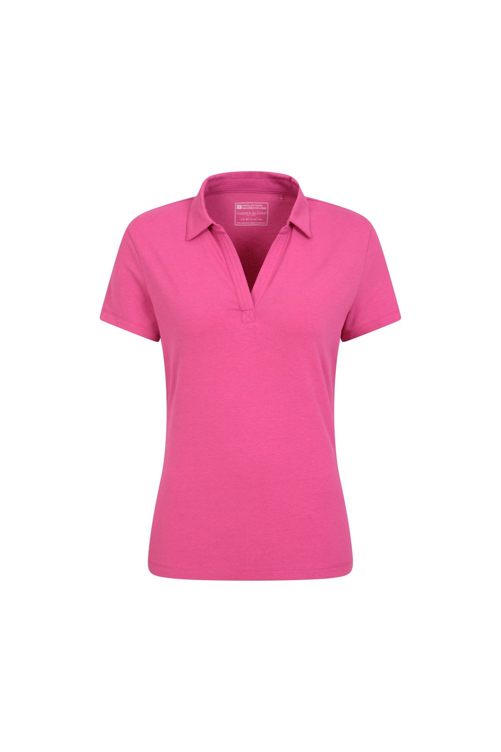 Pink UV Protection Polo Shirt, Image 1 of 4