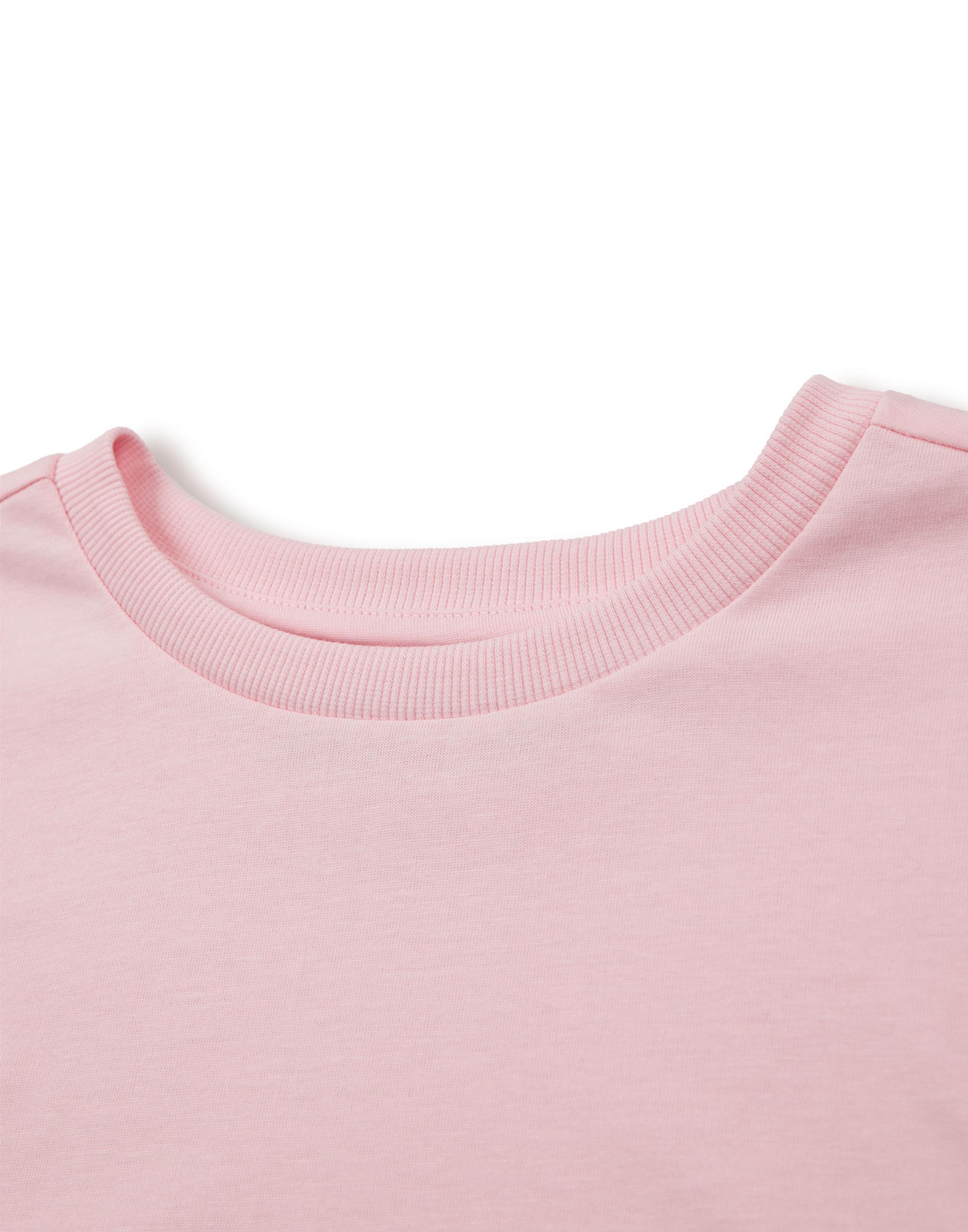 Pink Hello Kitty Cropped Short Sleeved T-Shirt, Image 3 of 6