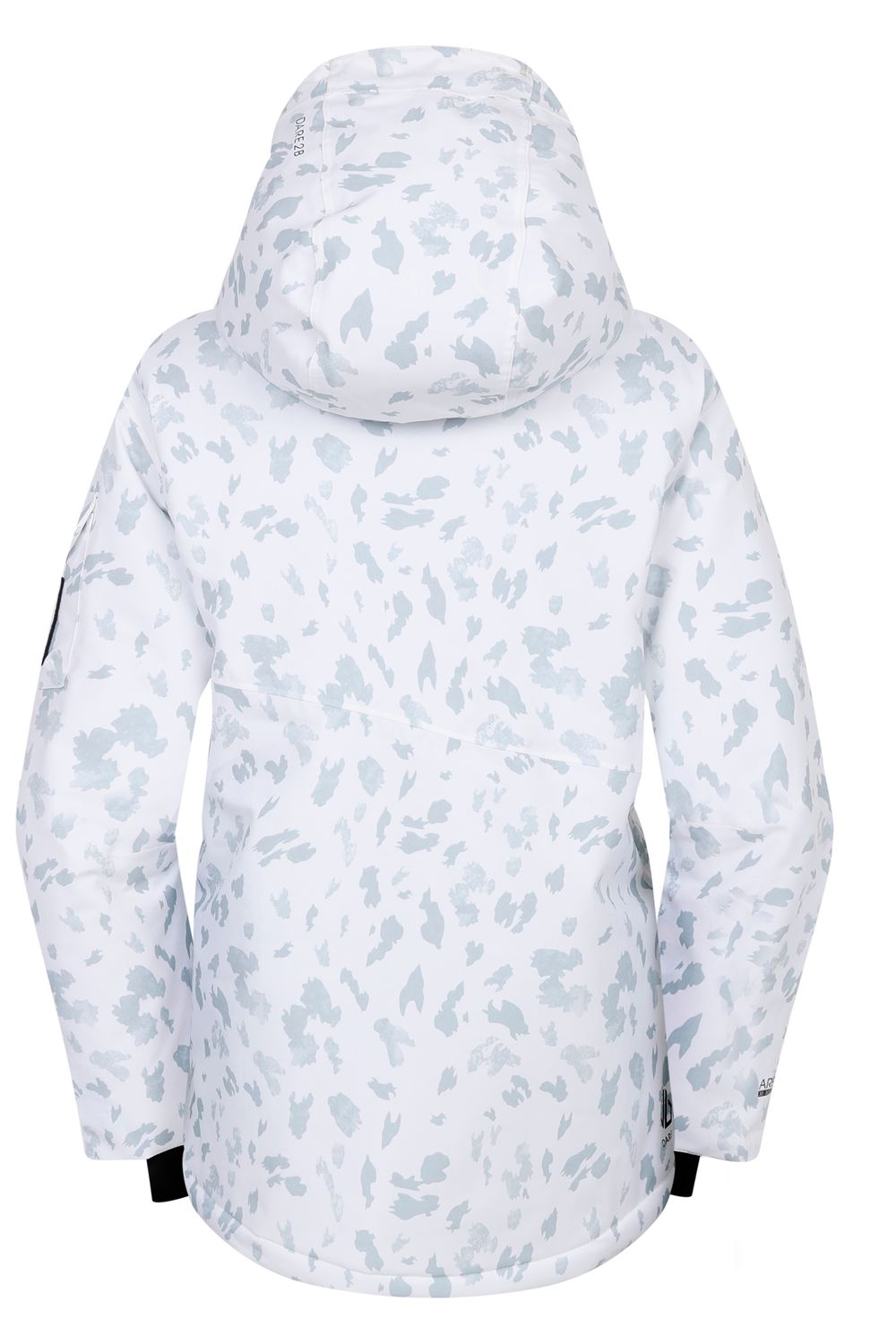 White Ski Life Dash Print Ski Jacket, Image 2 of 3