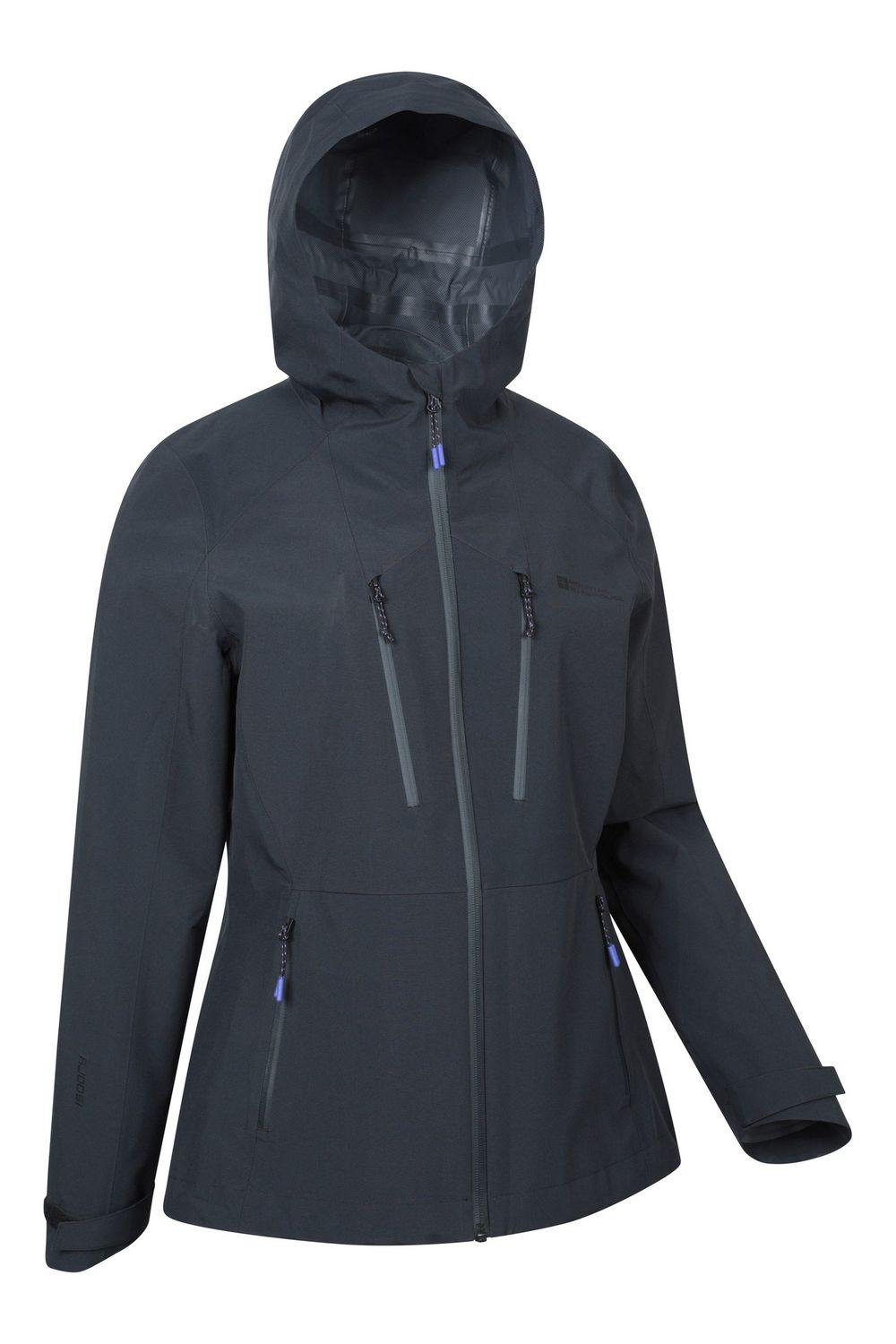 Black Rainstorm 2.5 Layered Waterproof Jacket, Image 4 of 5