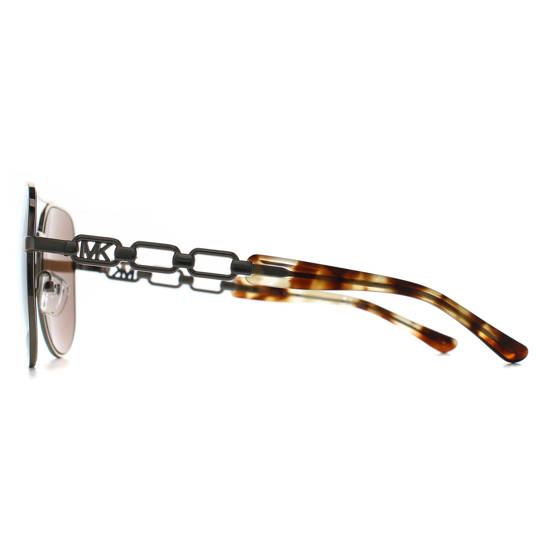 Grey Aviator Light Gold Brown Gold Mirror MK1121 Chianti, Image 3 of 3