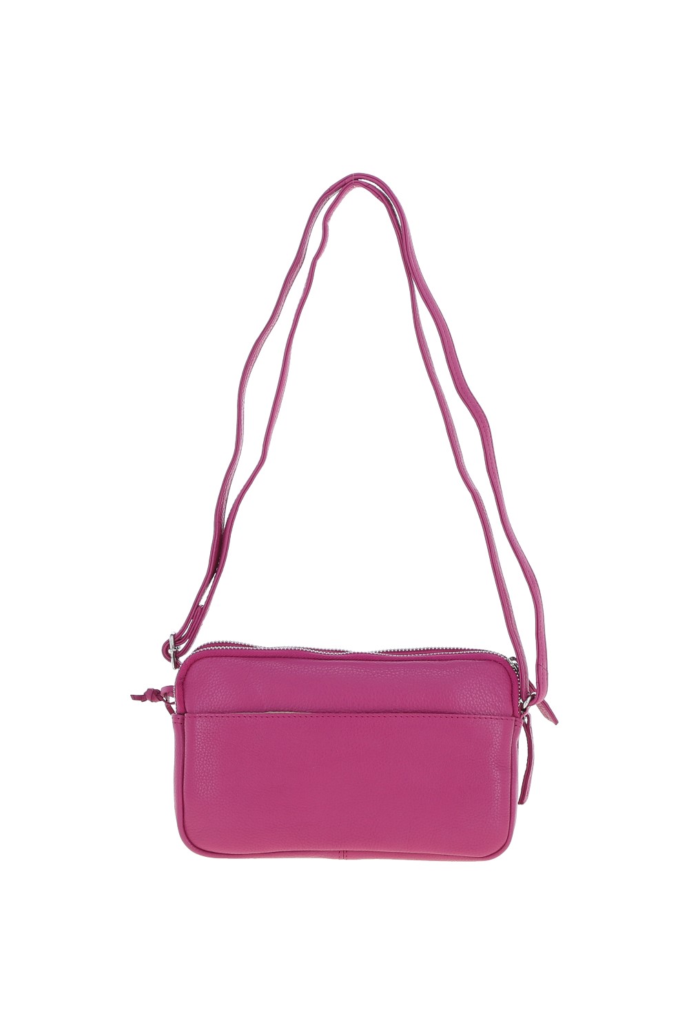 Raspberry 'Sterling' Real Leather Crossbody Bag, Image 4 of 4