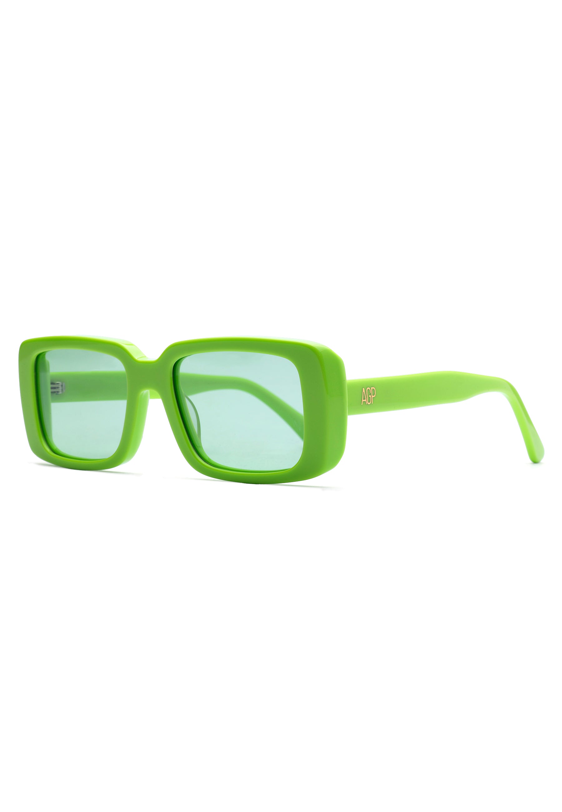 Purple Retro-Inspired Bold Rectangle Sunglasses