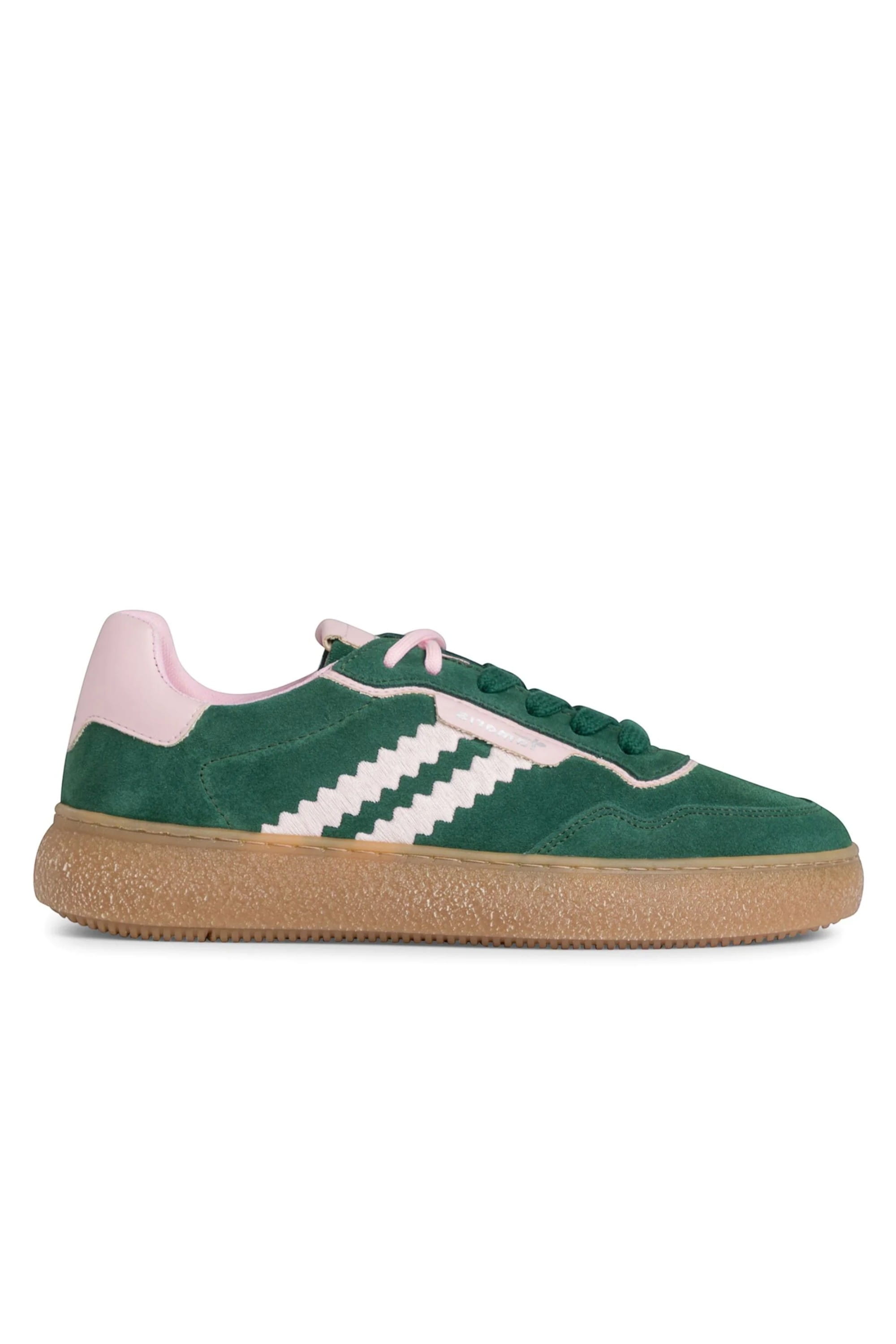 Green Tamaris Green Tamaris  Green Pink Stripe Sneakers, Image 1 of 7