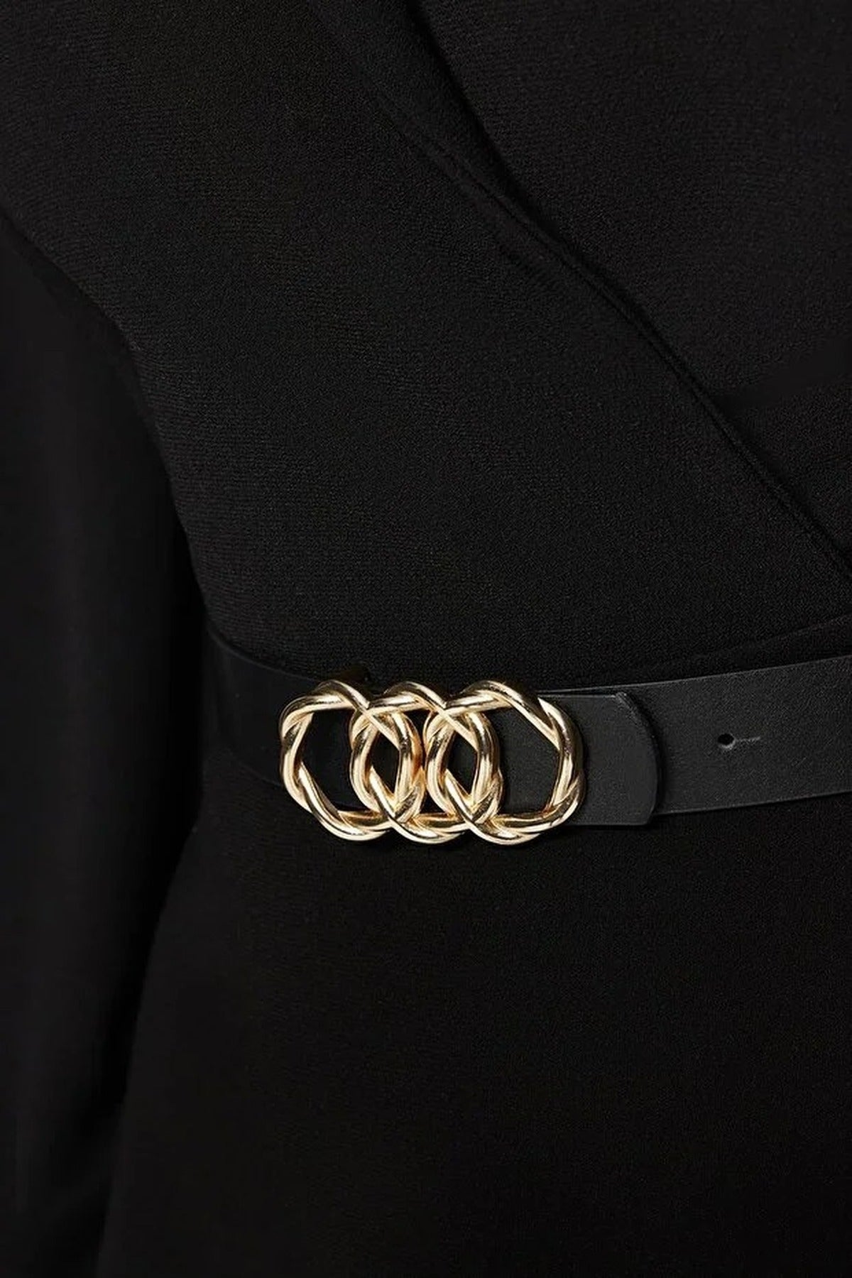 Multi WOVCOR Multi Double Pack Ring Detail Women’s Belt Set, Image 2 of 4