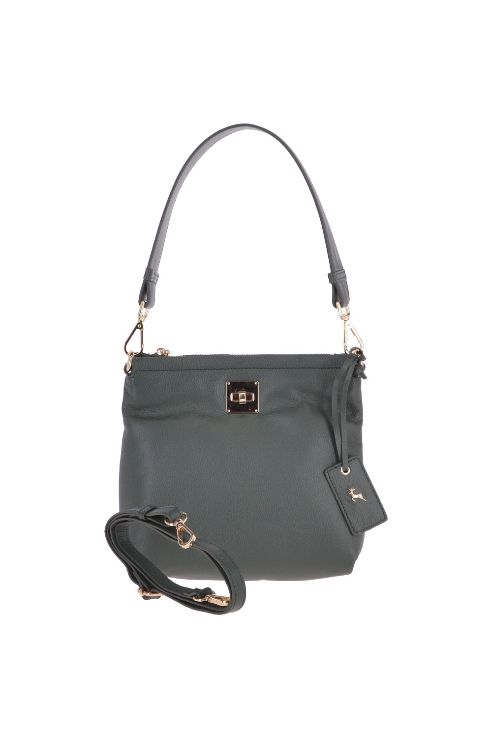 Forest Small Two In One Leather Crossbody Bag & Shoulder Bag, Image 2 of 5