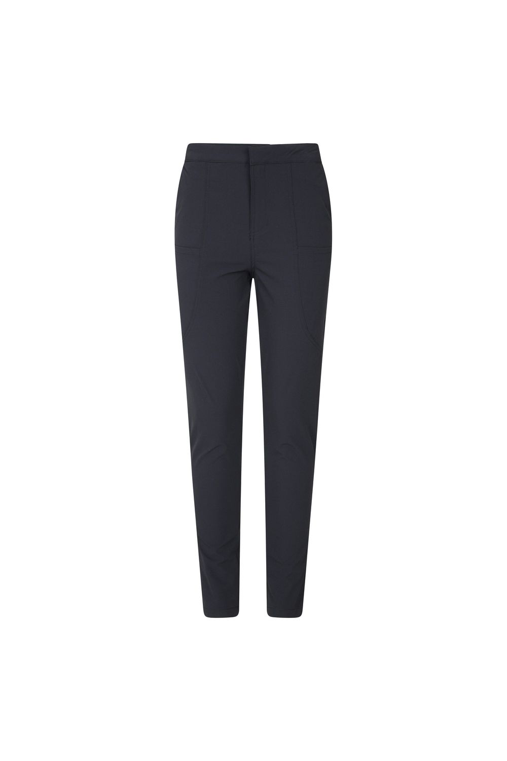 Black Short Kesugi Stretch Slim Hiking Trousers