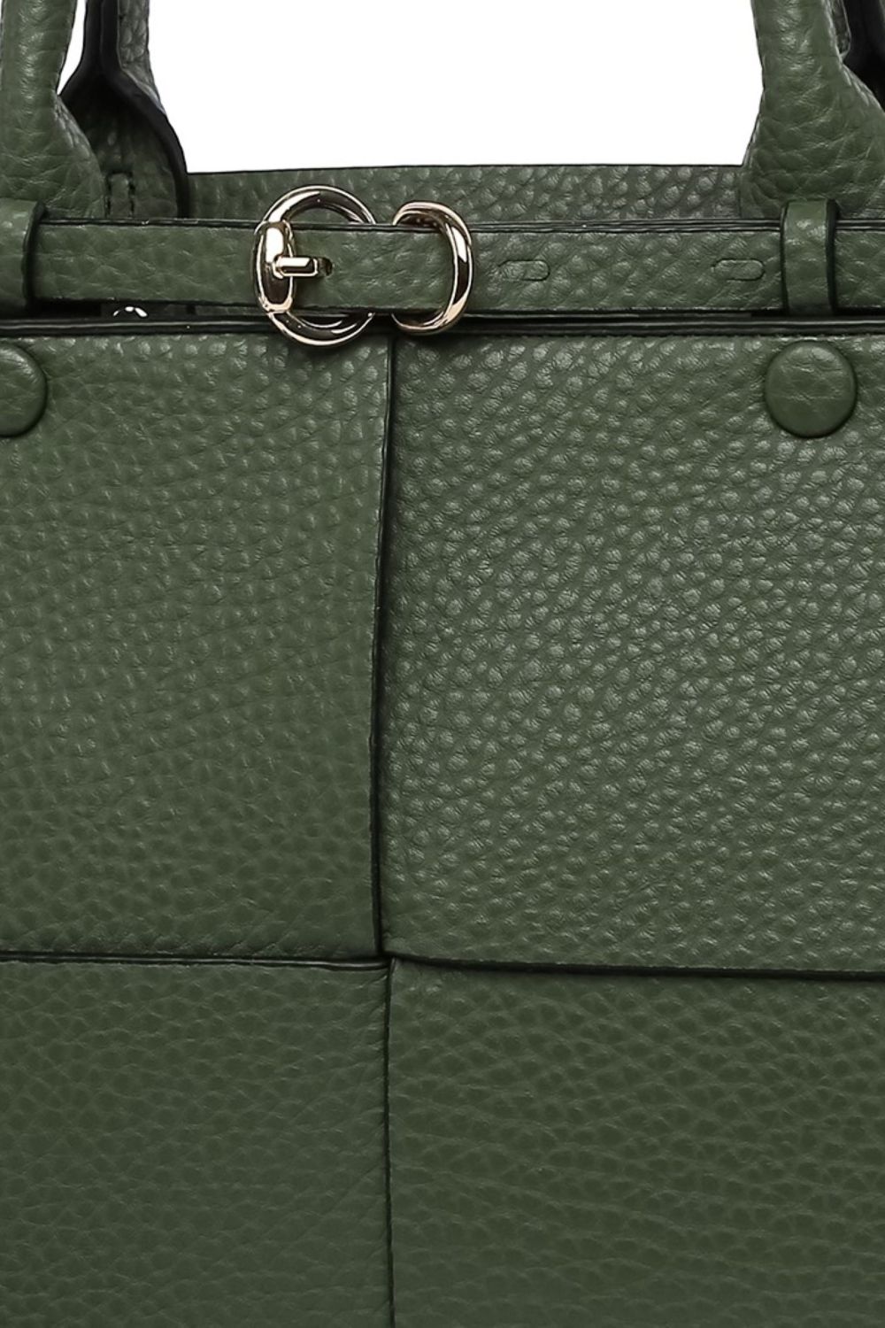 Green Buckle Shoulder Bag, Image 2 of 2