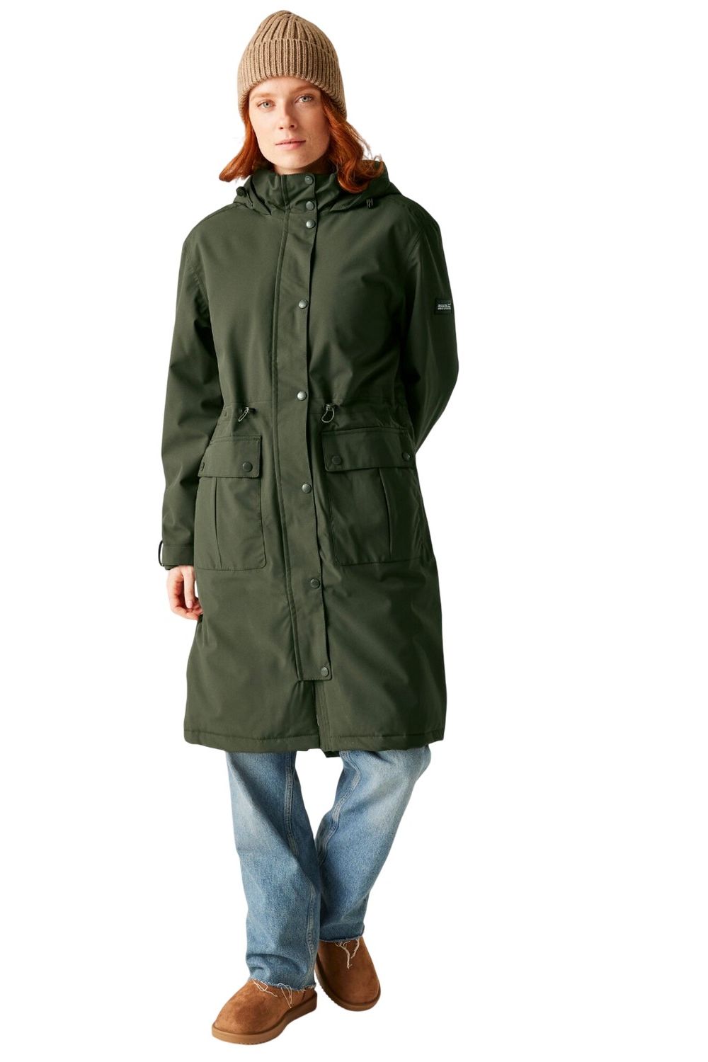 Khaki Yannta Insulated Waterproof Jacket, Image 4 of 5