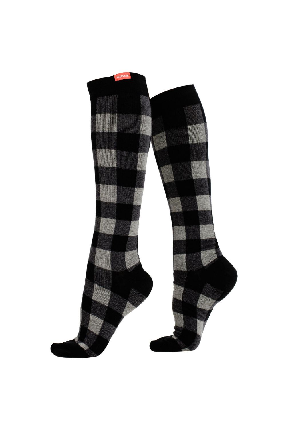 Grey Cotton Wide Graduated Compression Socks, Image 1 of 5