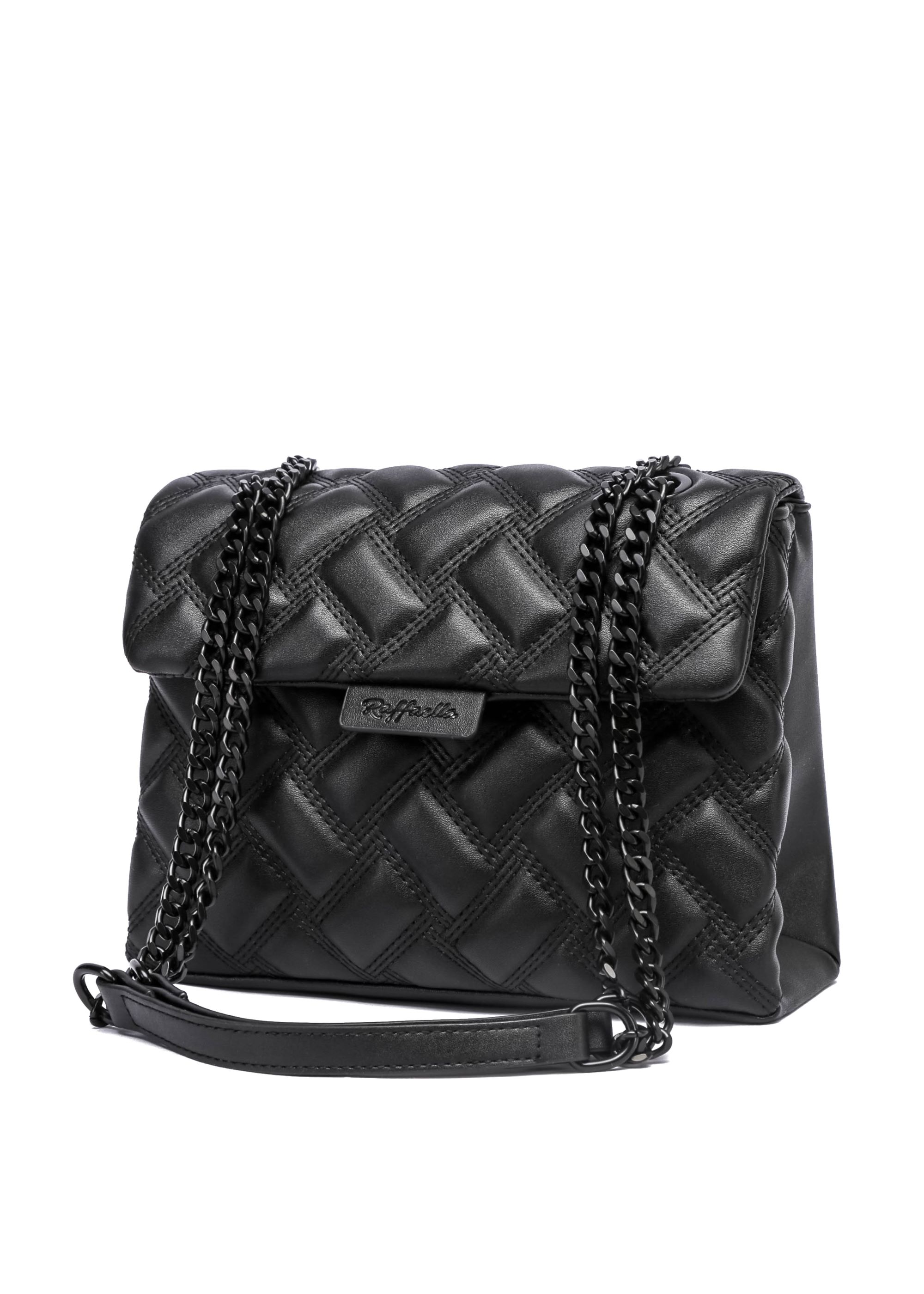 Black Raffaella Black Quilted Chain Bag, Image 1 of 2