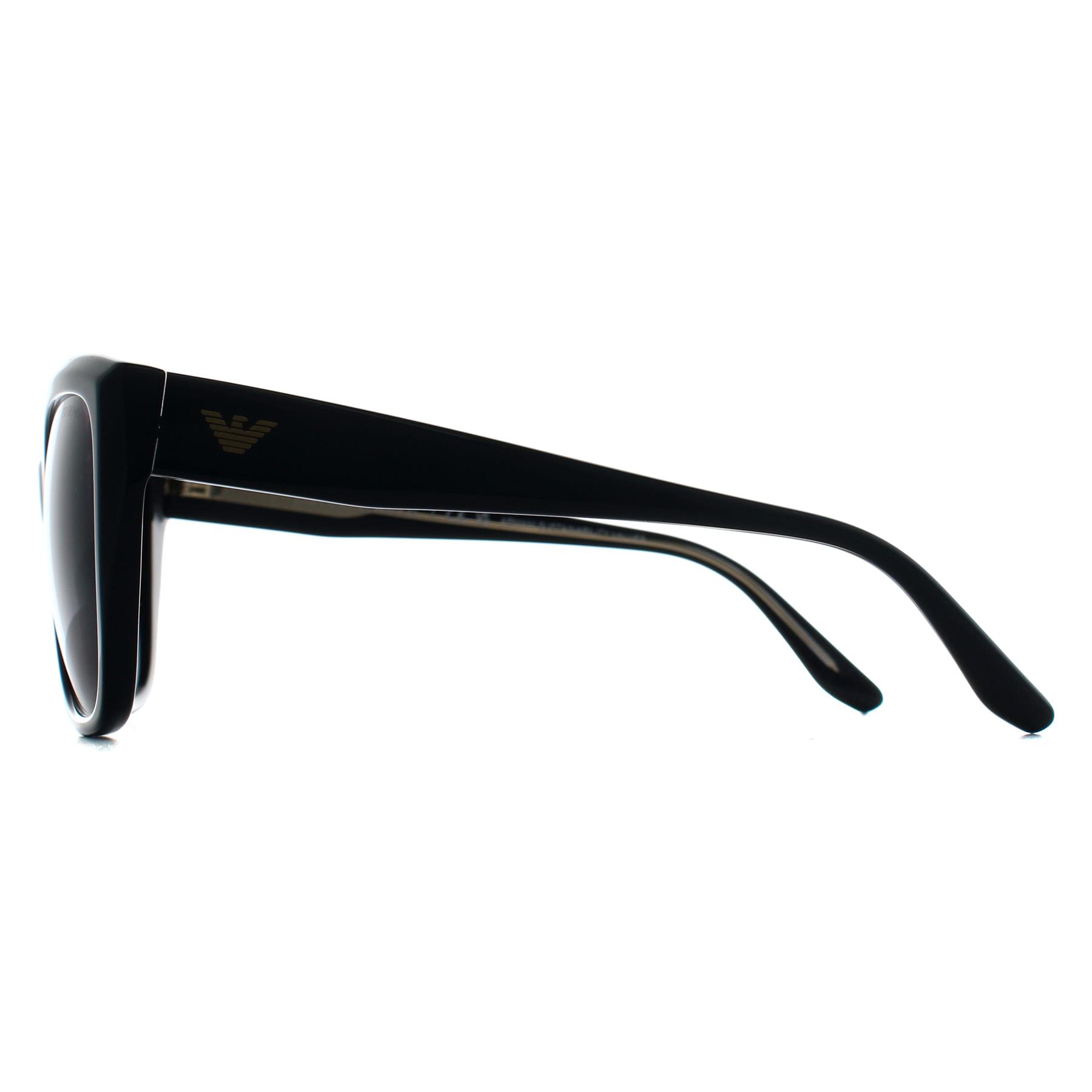 Black Emporio Armani Black Cat Eye Black Grey Gradient EA4198, Image 3 of 3