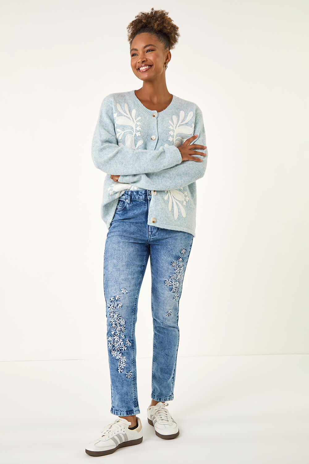 Embroidered Jeans