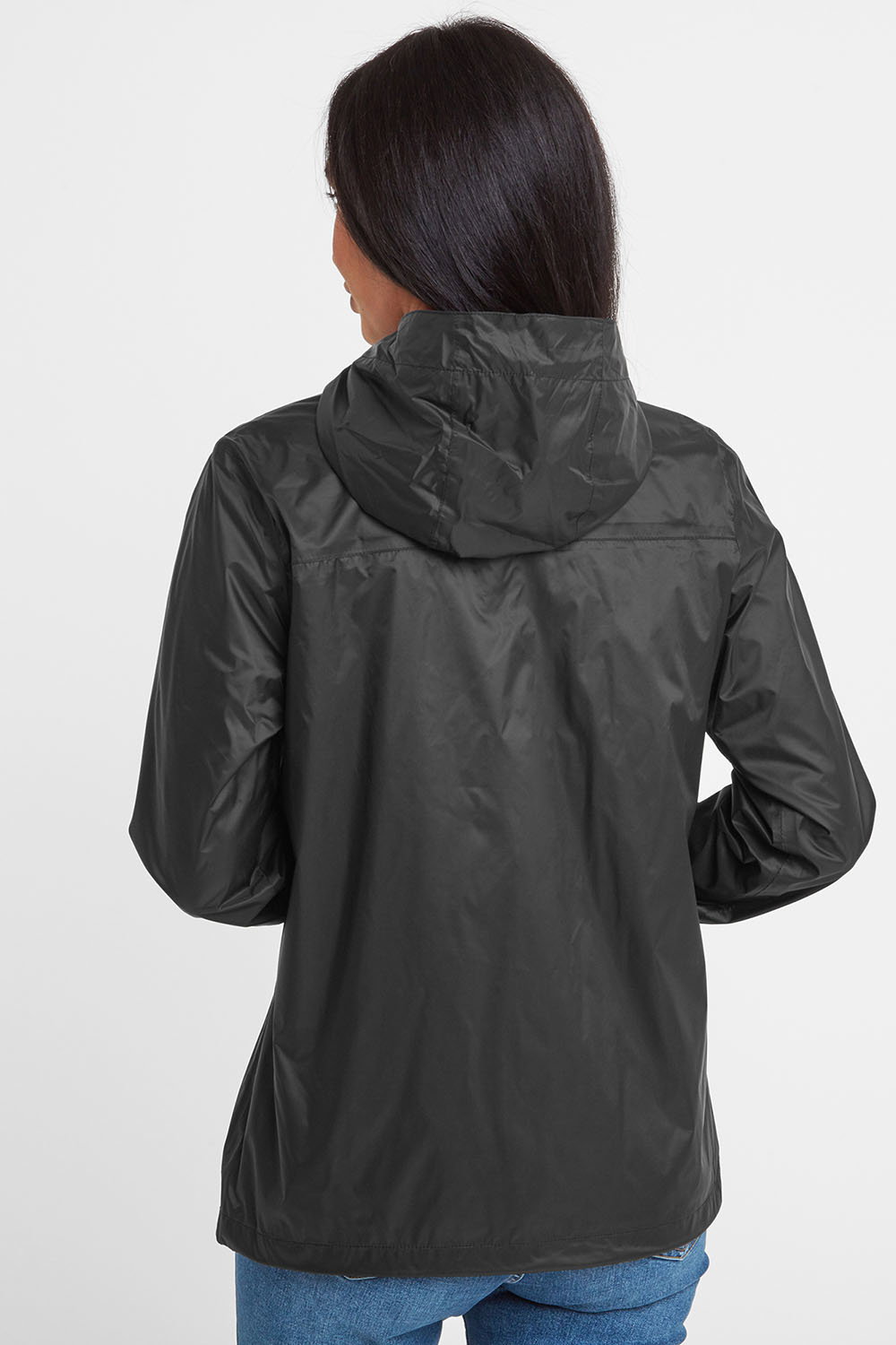 Black Craven Waterproof Packaway Jacket, Image 3 of 4
