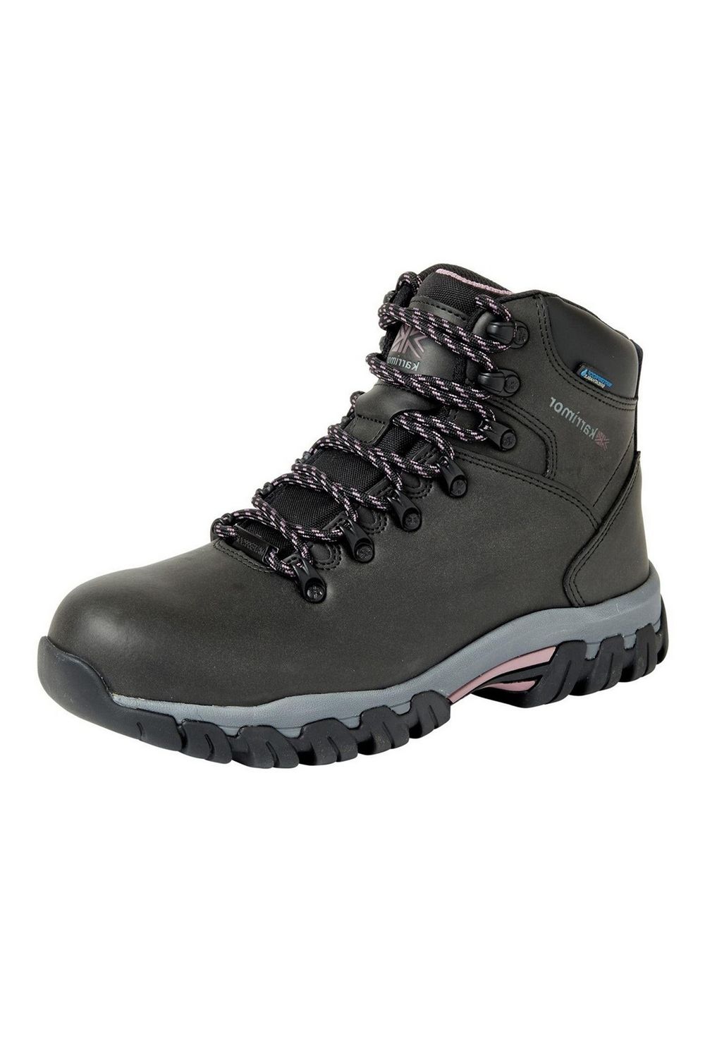 Black Mendip Leather Hiking Boots, Image 3 of 3