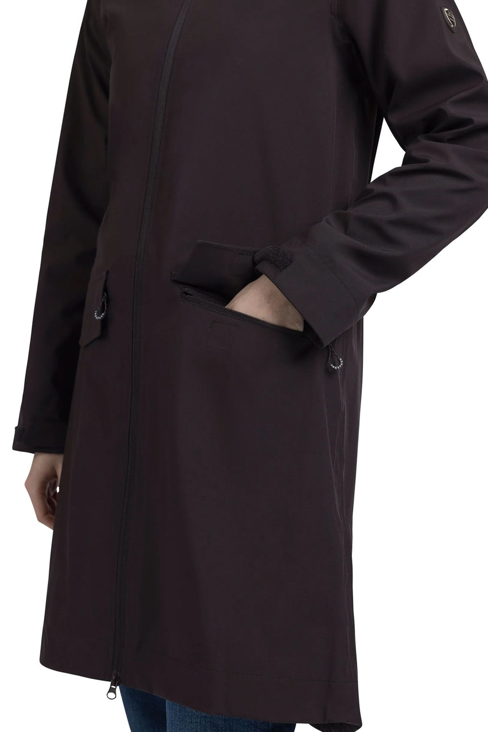 Black Sponsor Waterproof Jacket, Image 4 of 5