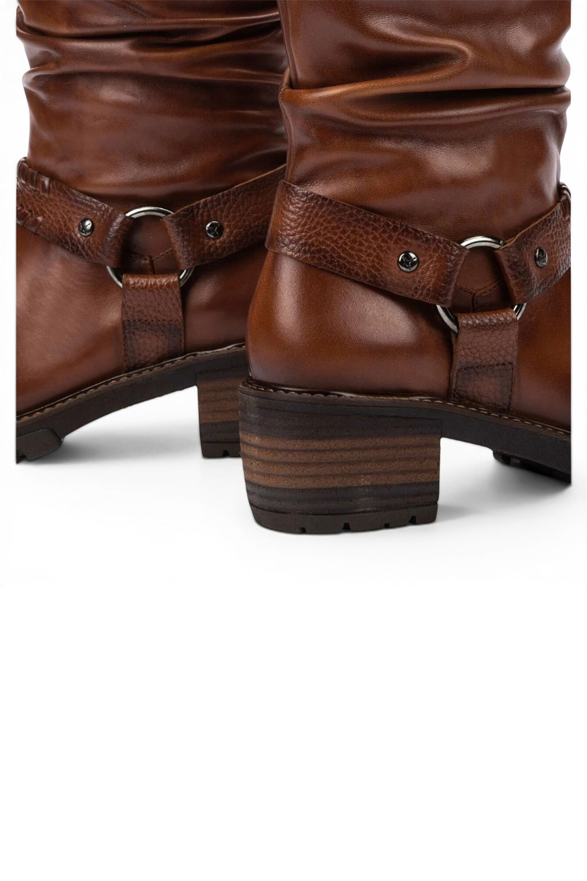 Brown Womens Tall Heel Ankle Boots -W1T-9590C1, Image 7 of 7