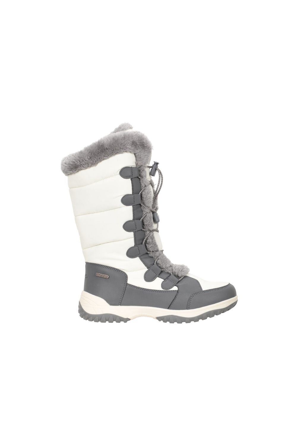 White Snowflake Extreme Long Snow Boots, Image 4 of 7