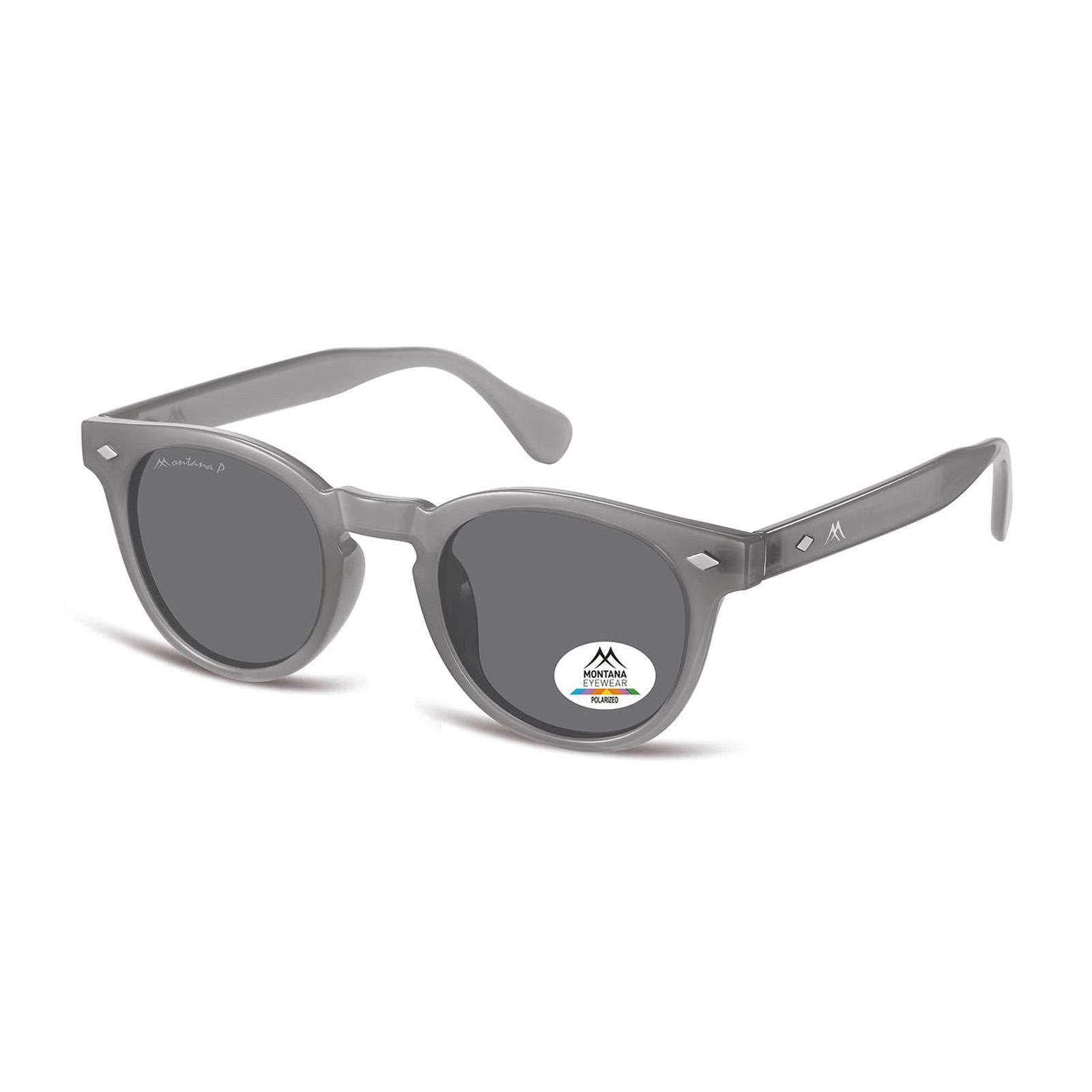 Grey Montana Grey Round Shiny Tortoise Brown Polarized MP191, Image 2 of 3