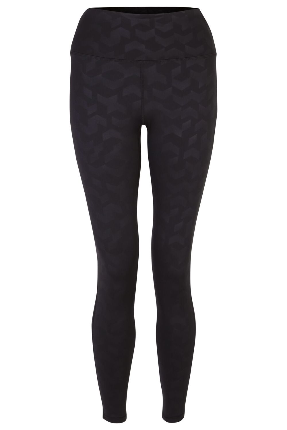 Black Influential Chevron 7/8 Leggings