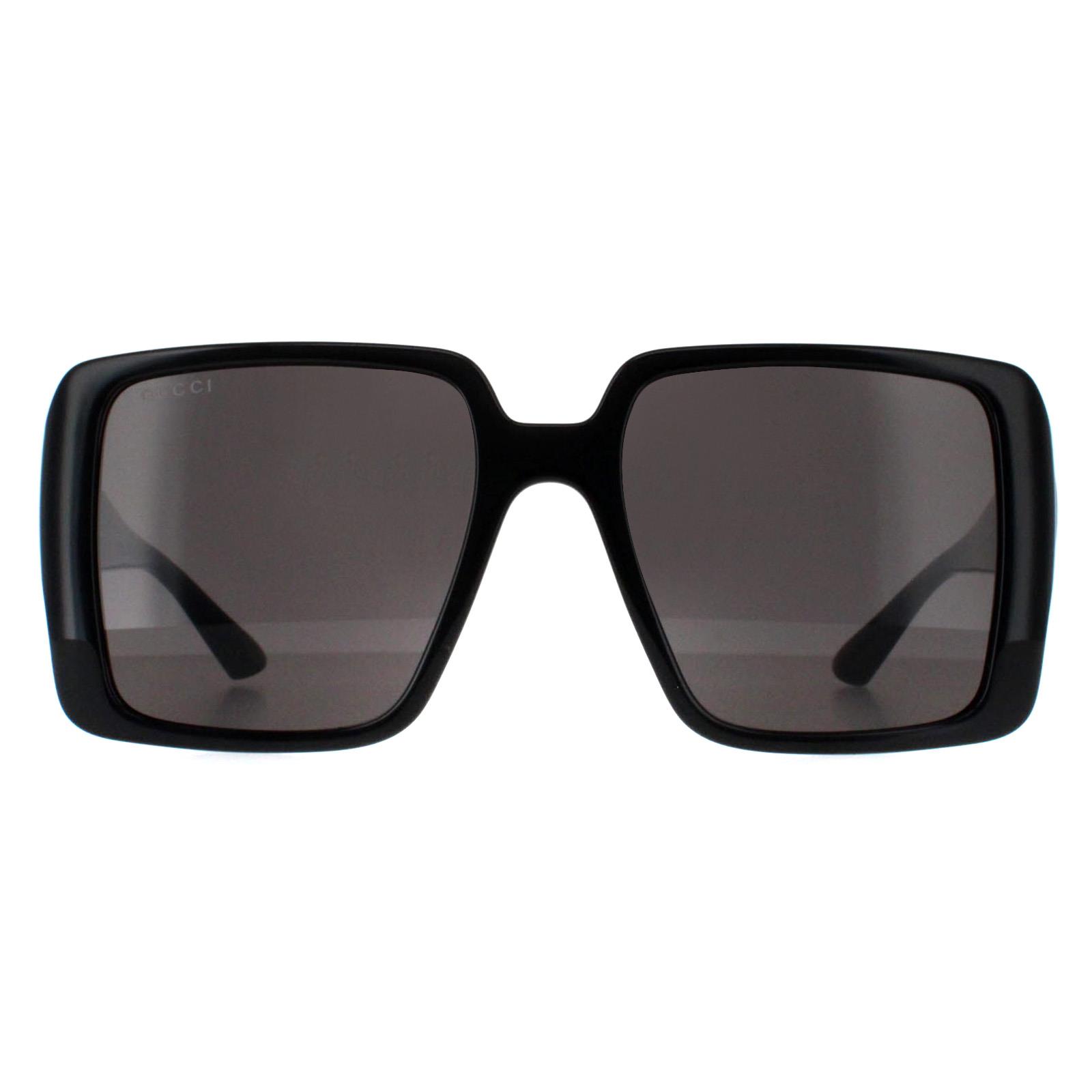 Black Square Black with Gold Grey GG1692S, Image 1 of 6