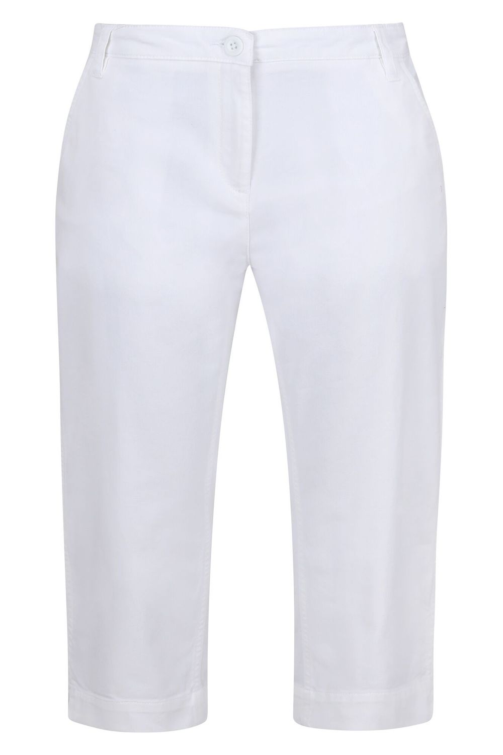 White Bayletta Capri Trousers, Image 3 of 6
