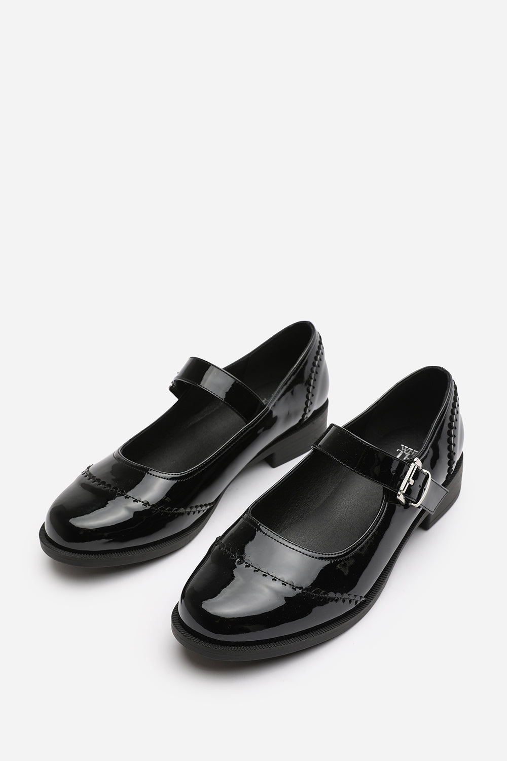 Black 'Paige' Mary Jane Pumps, Image 3 of 5