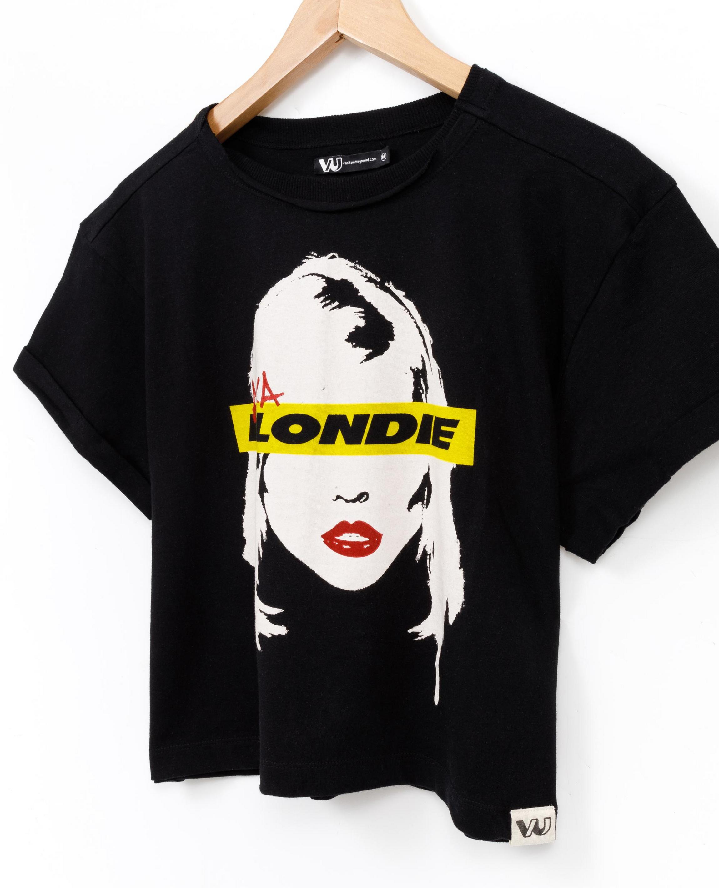 Black Blondie AKA Cropped T-Shirt, Image 3 of 5