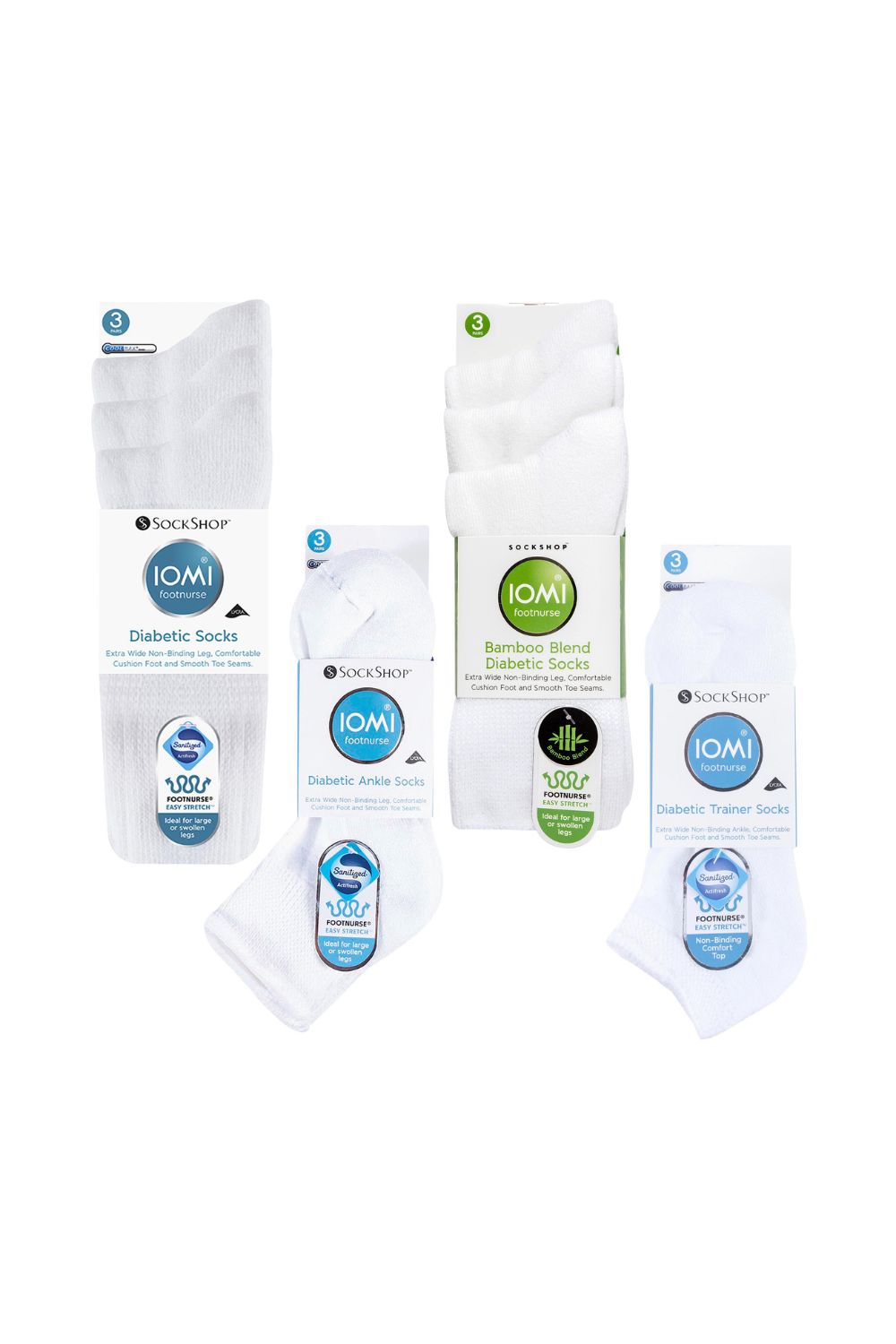 Buttermilk 12 Pack Diabetic Socks All Year Round Bundle, Image 2 of 5