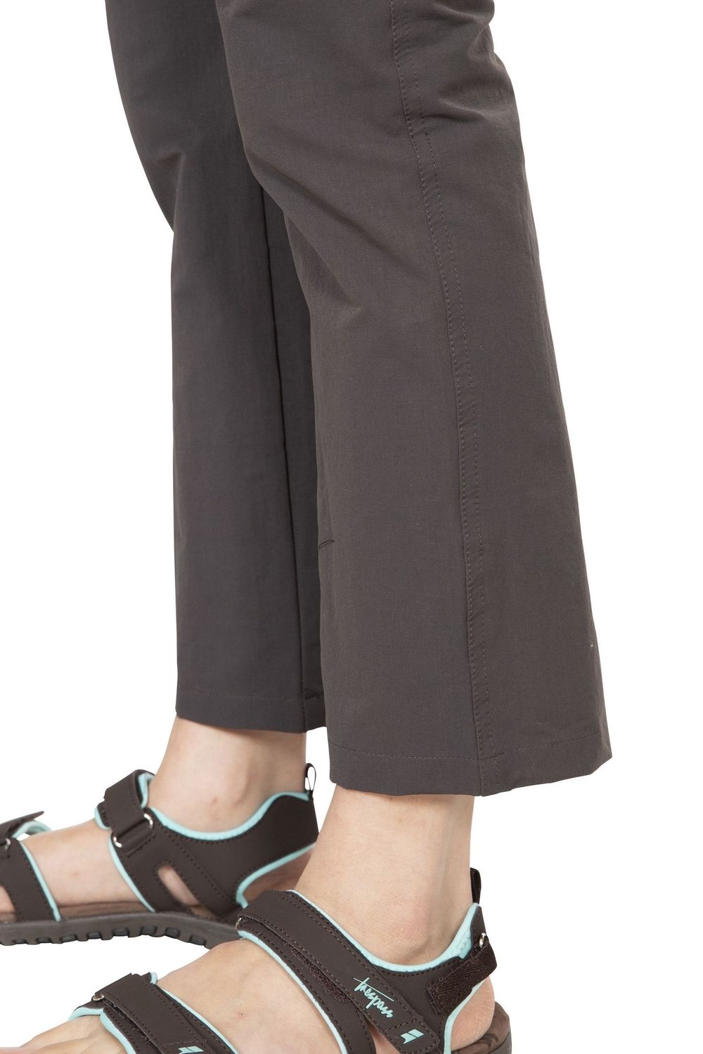 Dark Grey Zulu Cropped Trousers, Image 4 of 4