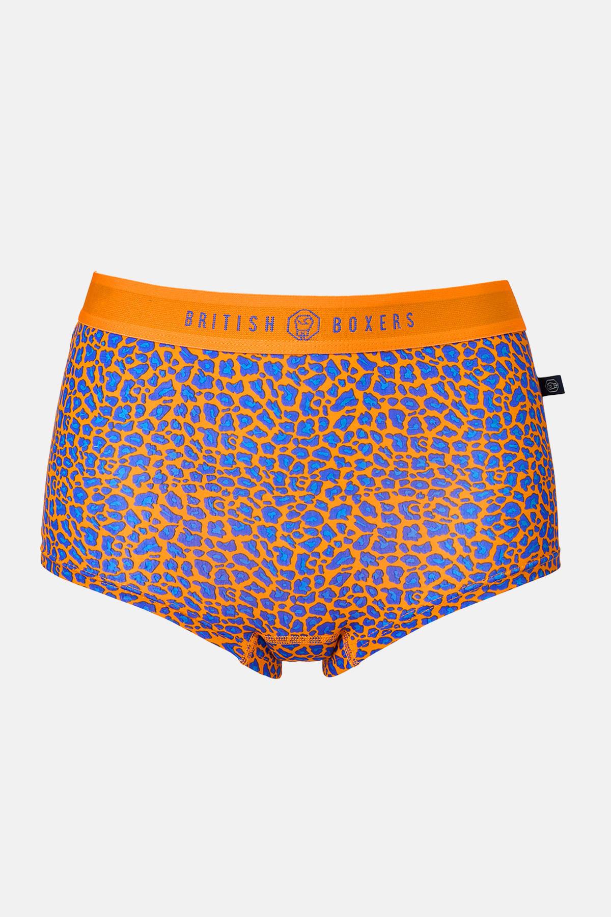 Multi British Boxers Multi Pack of Four "Wild Cat" Bamboo Hipster Boxers Briefs, Image 4 of 8