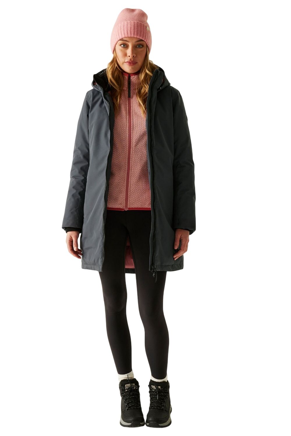 Grey Marron Insulated Waterproof Jacket, Image 6 of 6