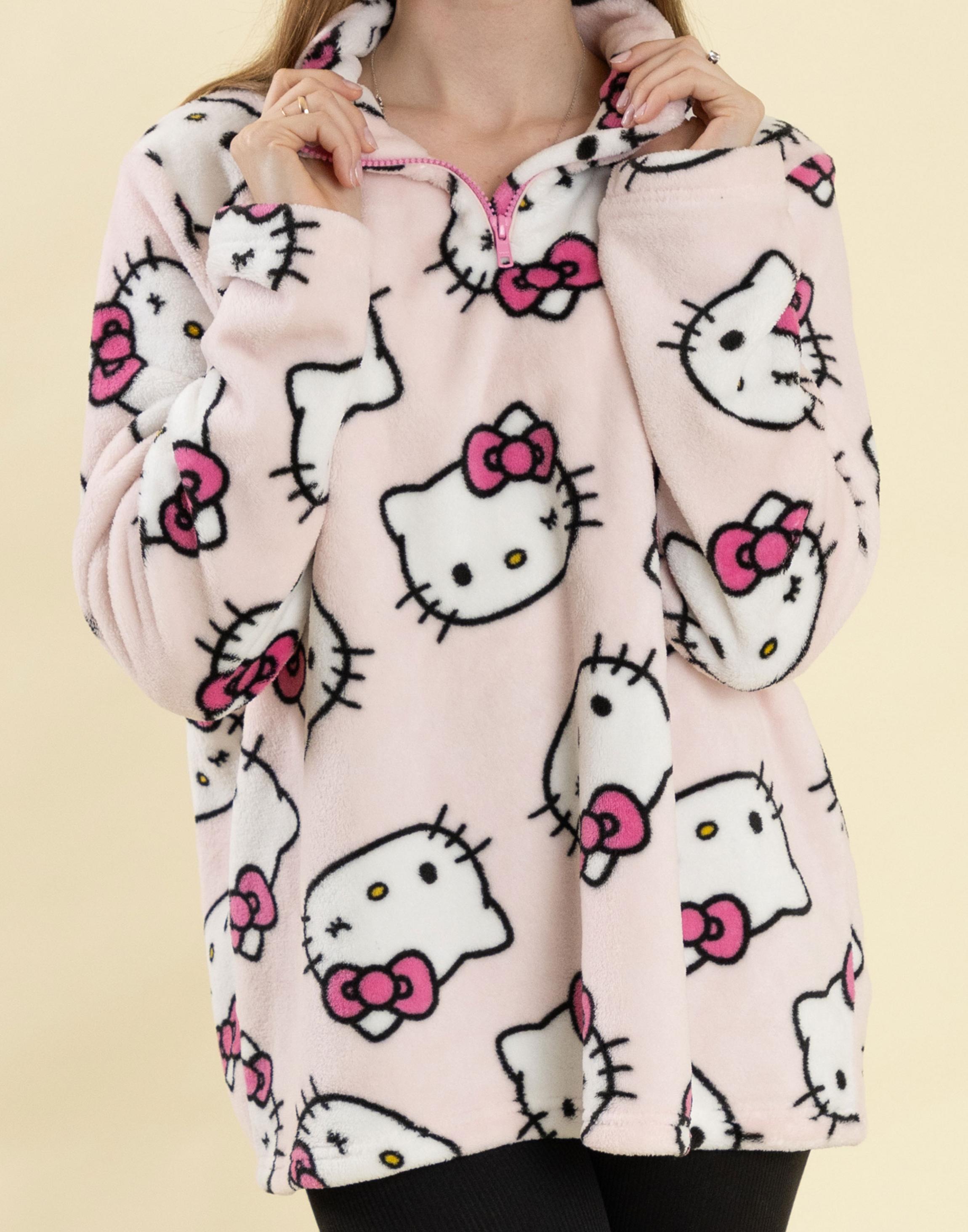 Pink Hello Kitty Faces XX-Large Jumper, Image 3 of 6