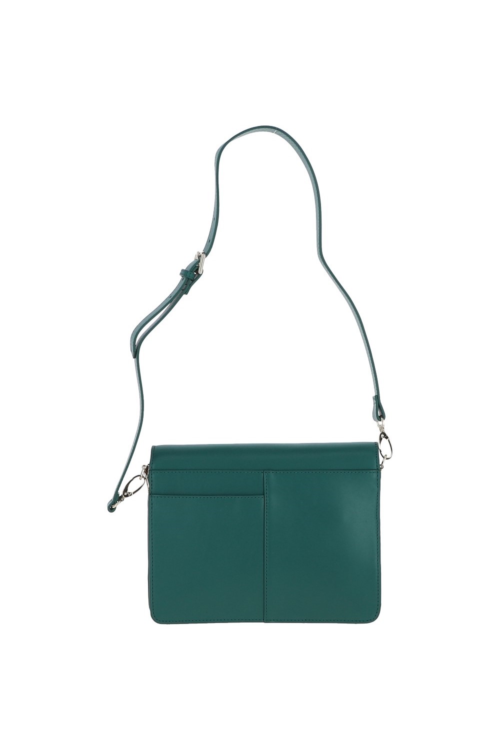 Green Ashwood Leather Green 'Fabrizia' Two Sections Leather Shoulder Bag, Image 4 of 4