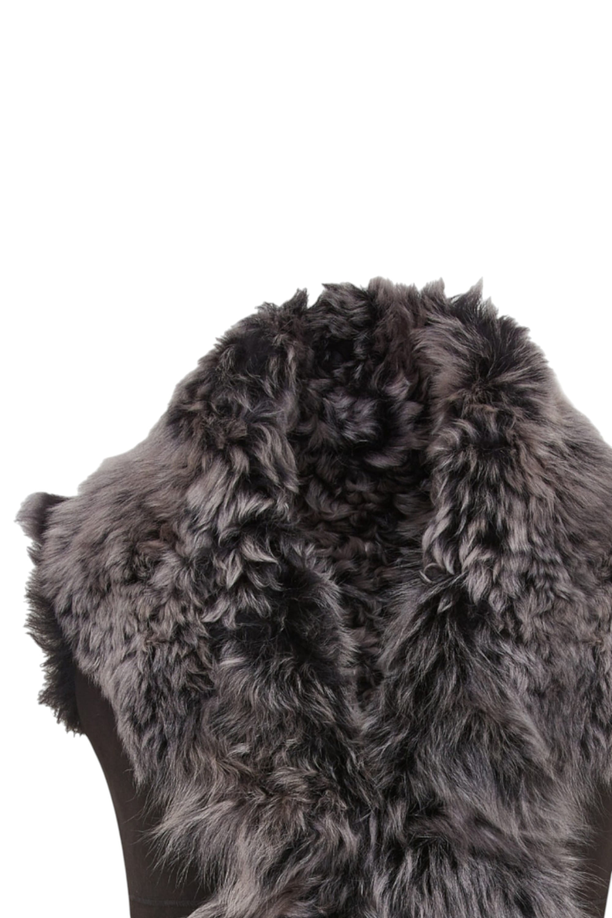 Black Toscana Shearling Sheep Leather Gilet, Image 6 of 6