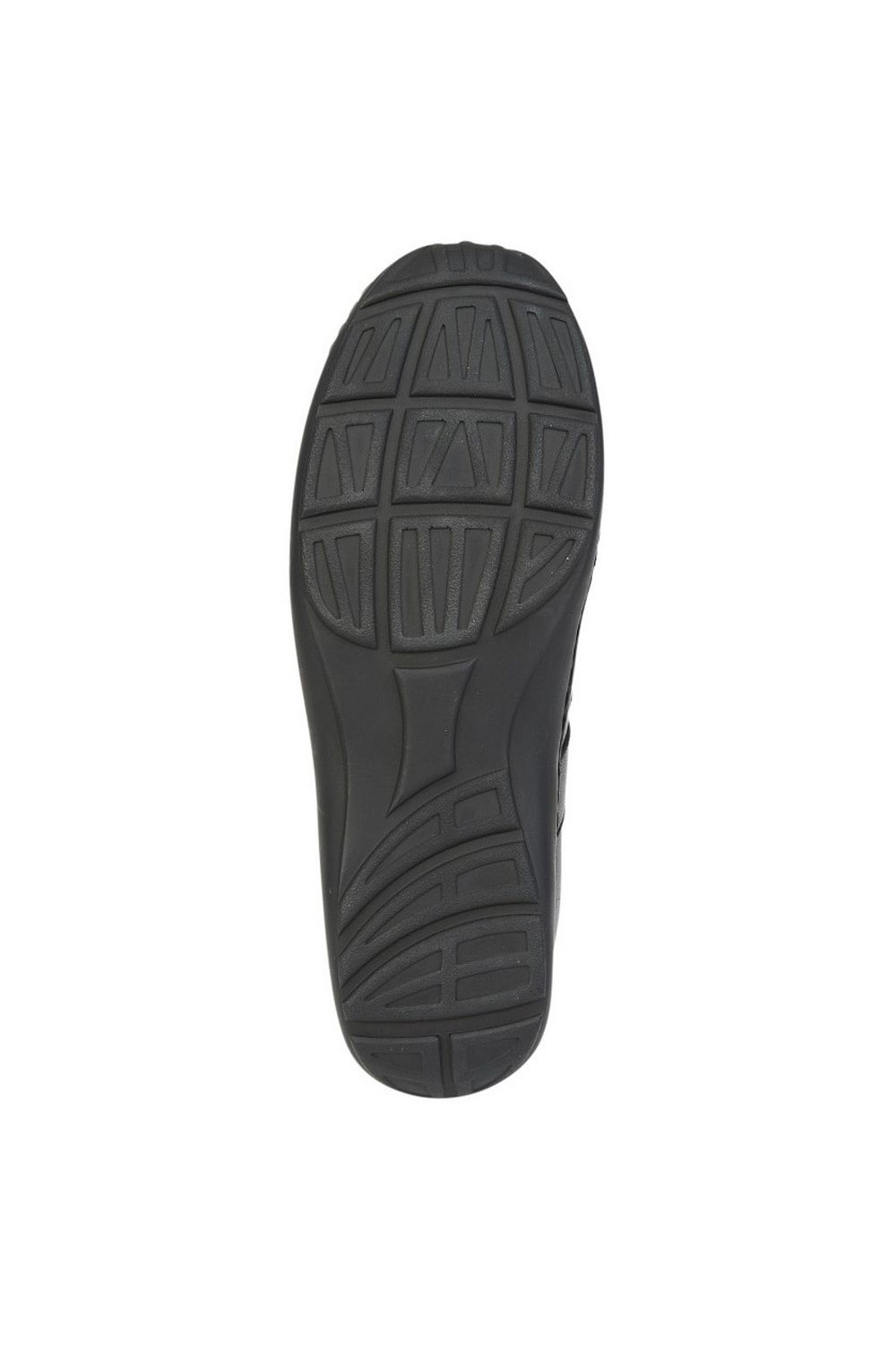 Black Softie Leather Extra Wide Casual Shoes, Image 2 of 2