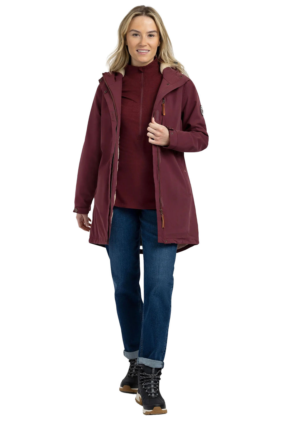 Plum Risha TP50 Fleece Lined Waterproof Jacket, Image 3 of 3