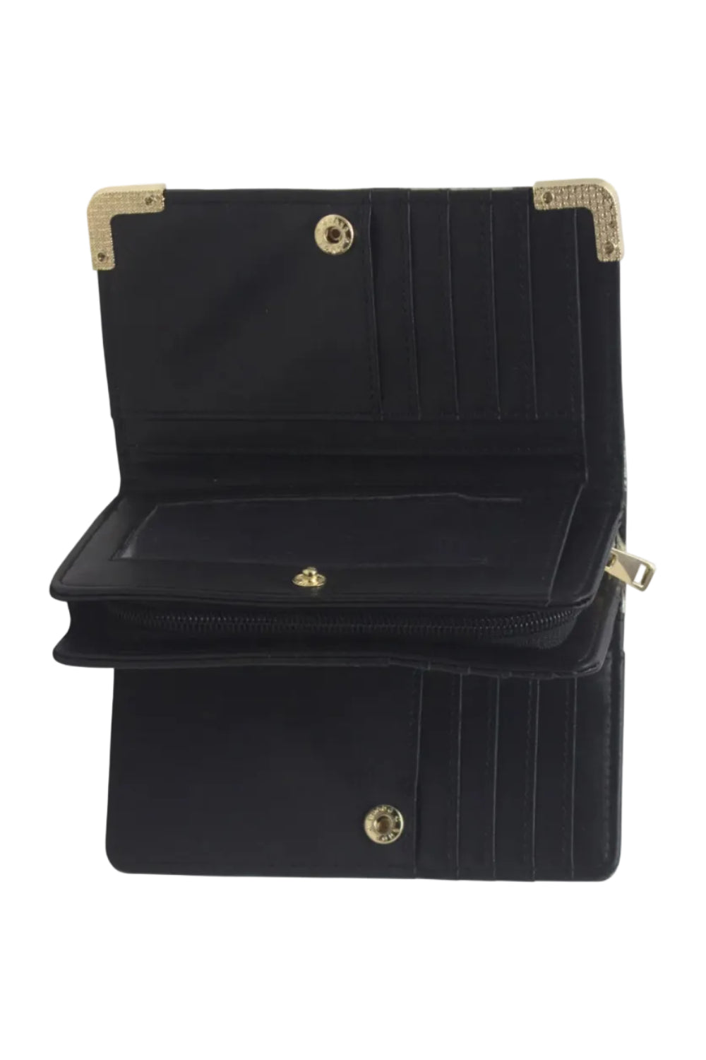 Black Shine Leopard Print Purse, Image 2 of 3